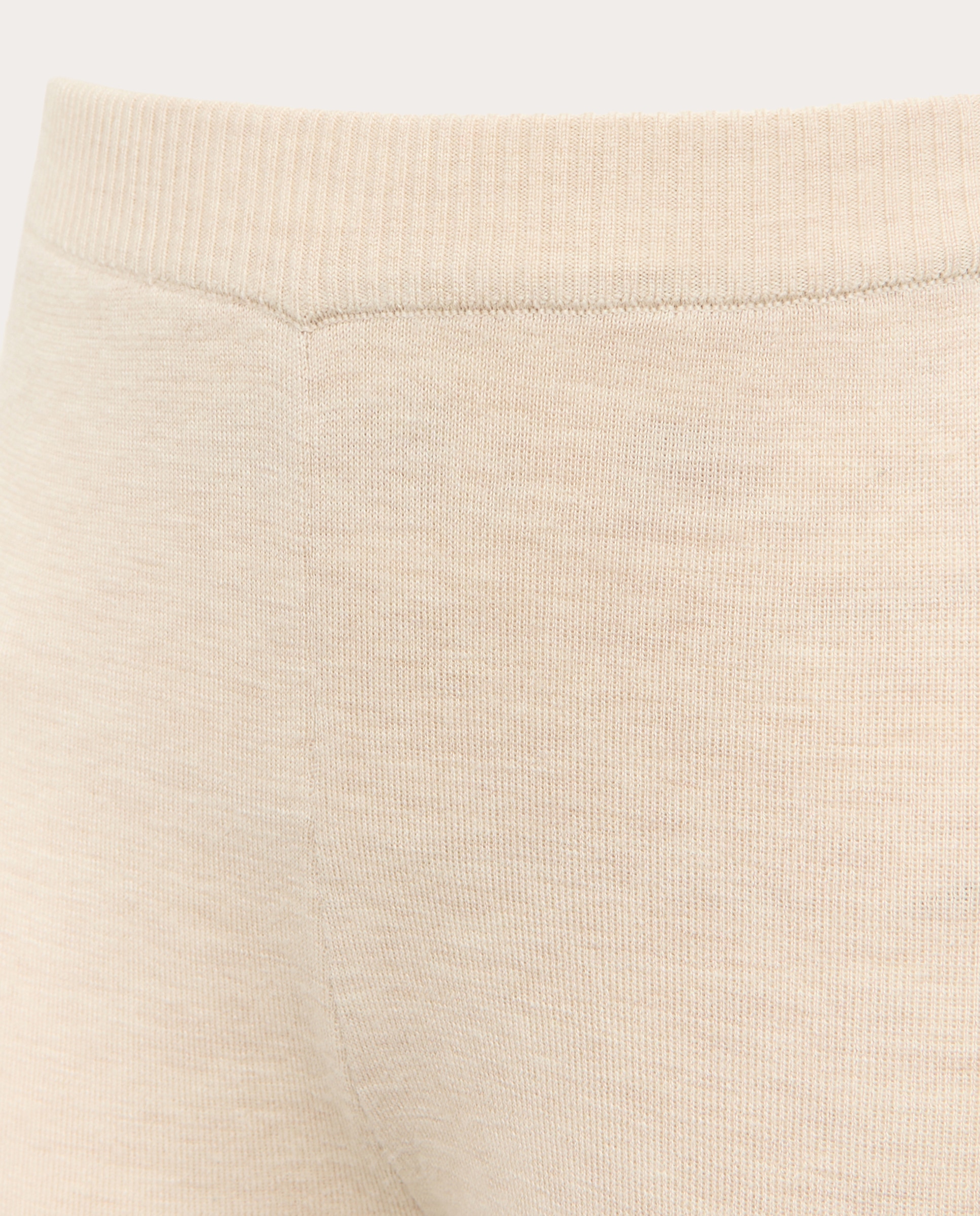 Pantalones rectos de lana - Crudo Crudo-4