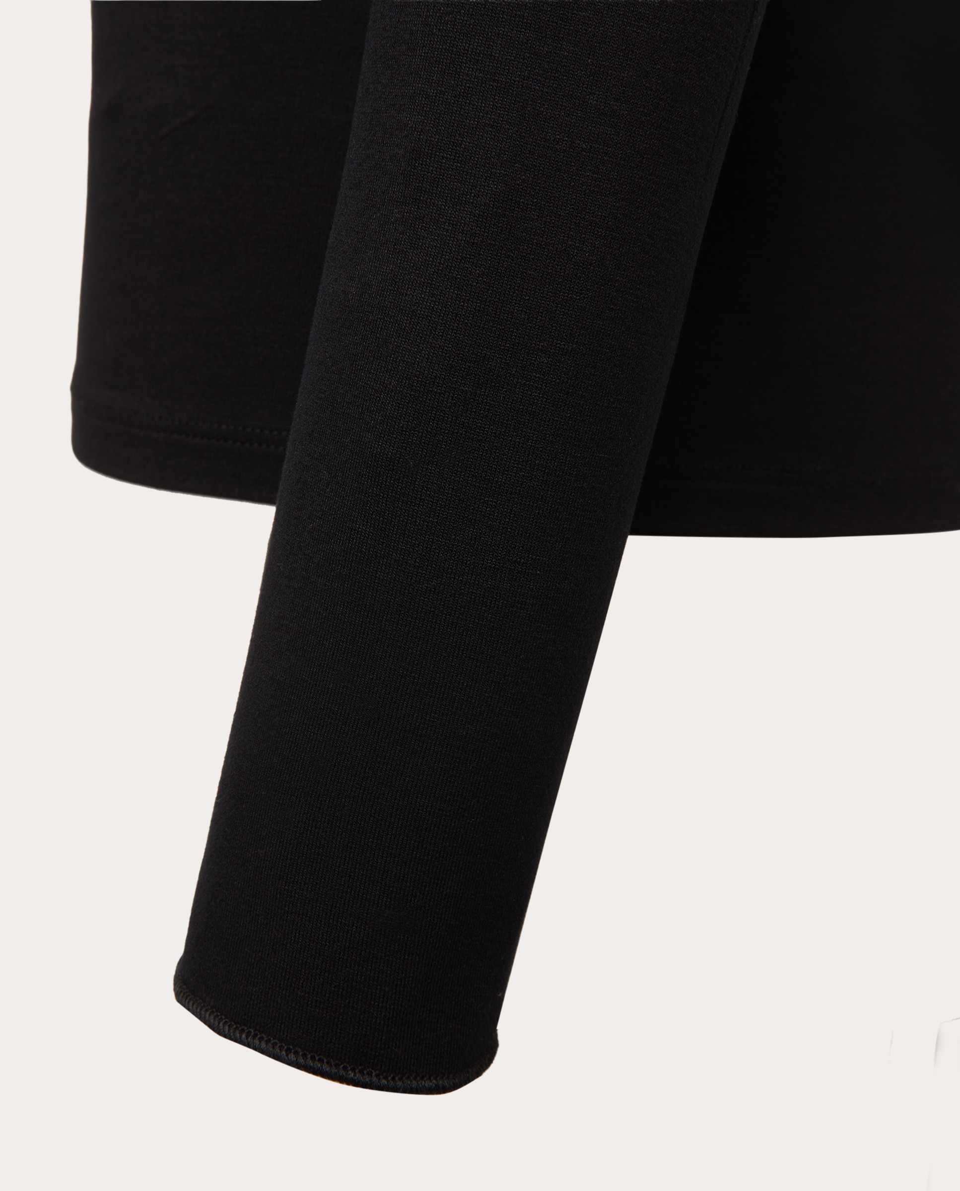 Camiseta fluida de escote barco - Negro Negro-3
