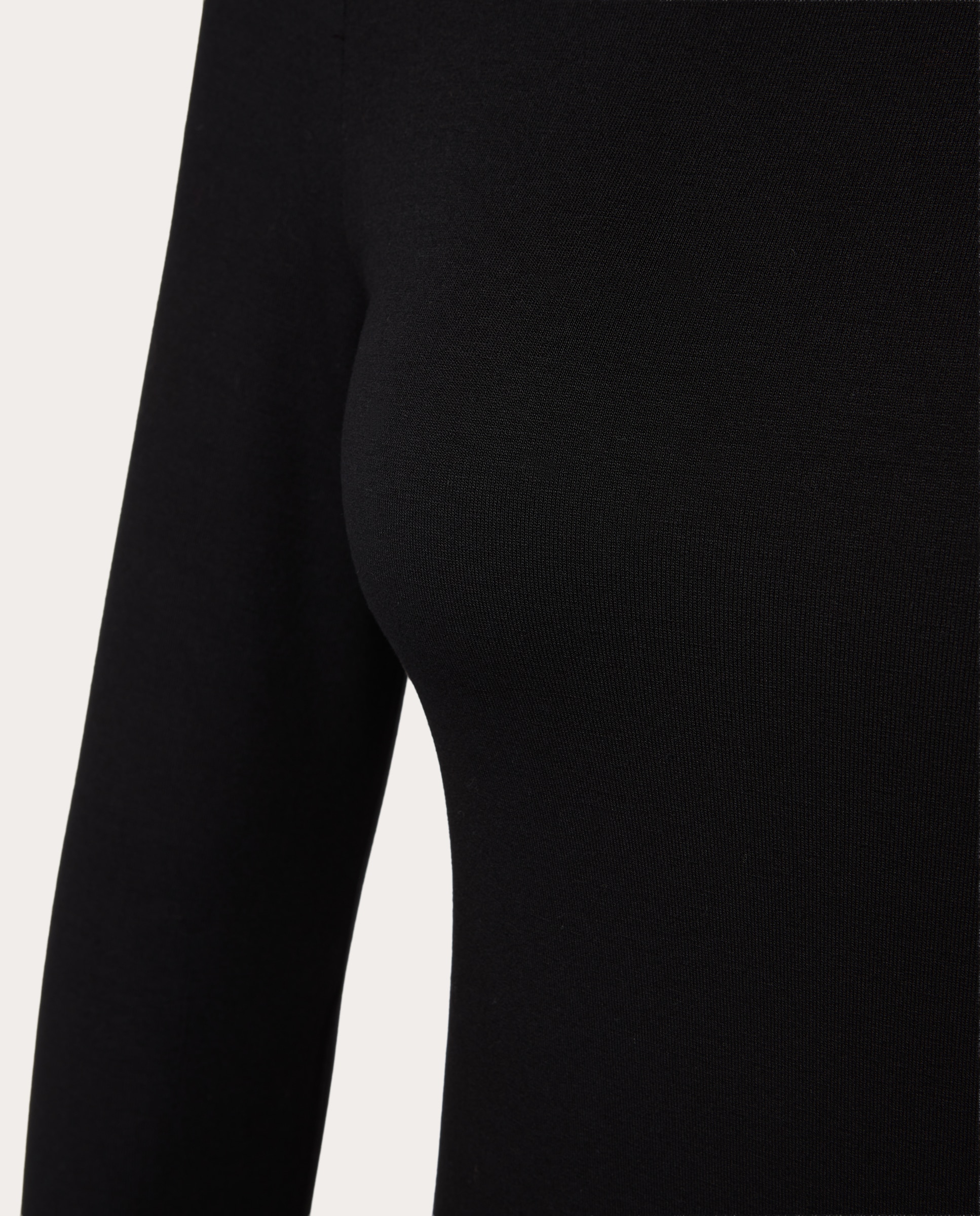 Camiseta fluida de escote barco - Negro Negro-4
