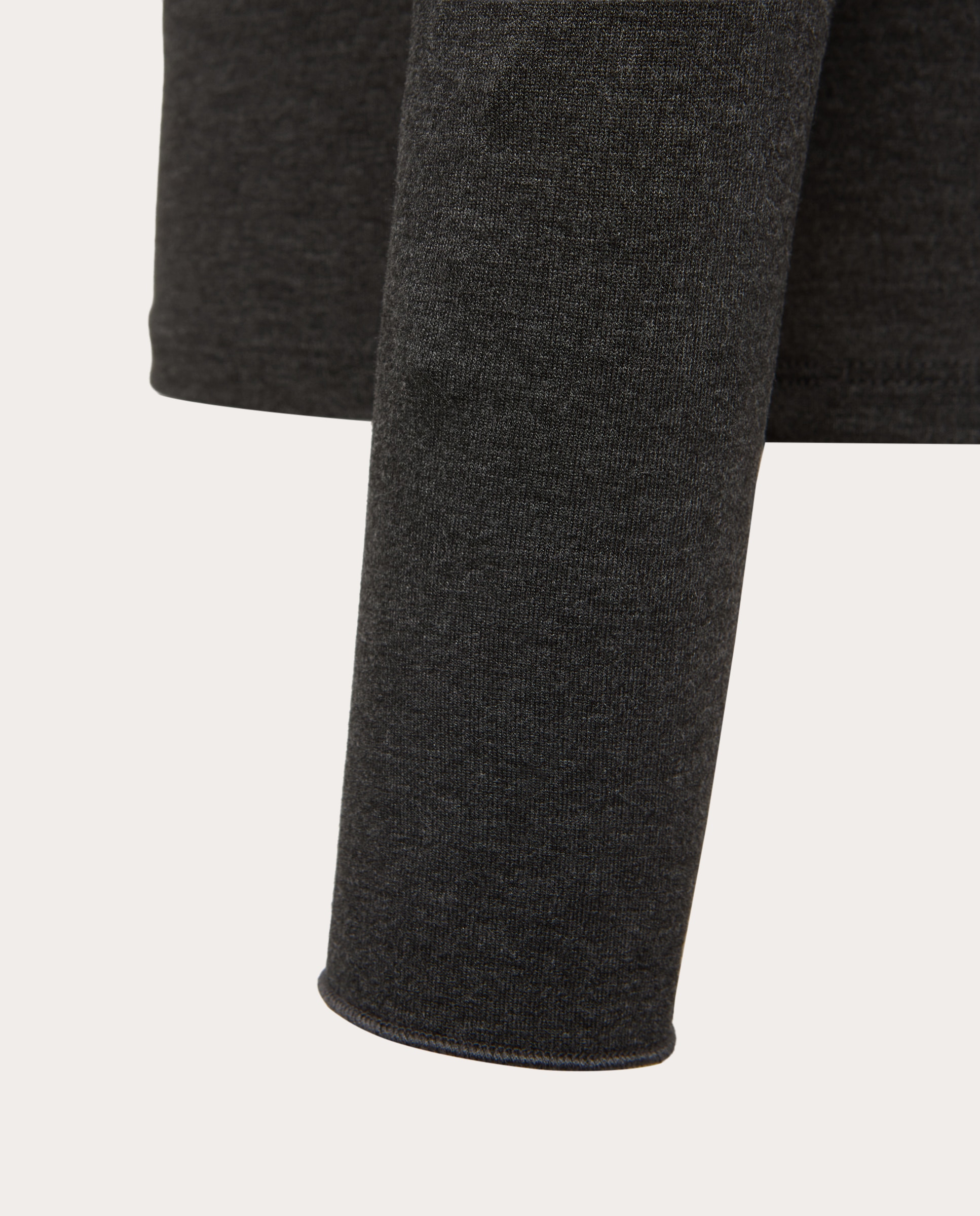 Camiseta fluida de escote barco - Gris oscuro Gris oscuro-4