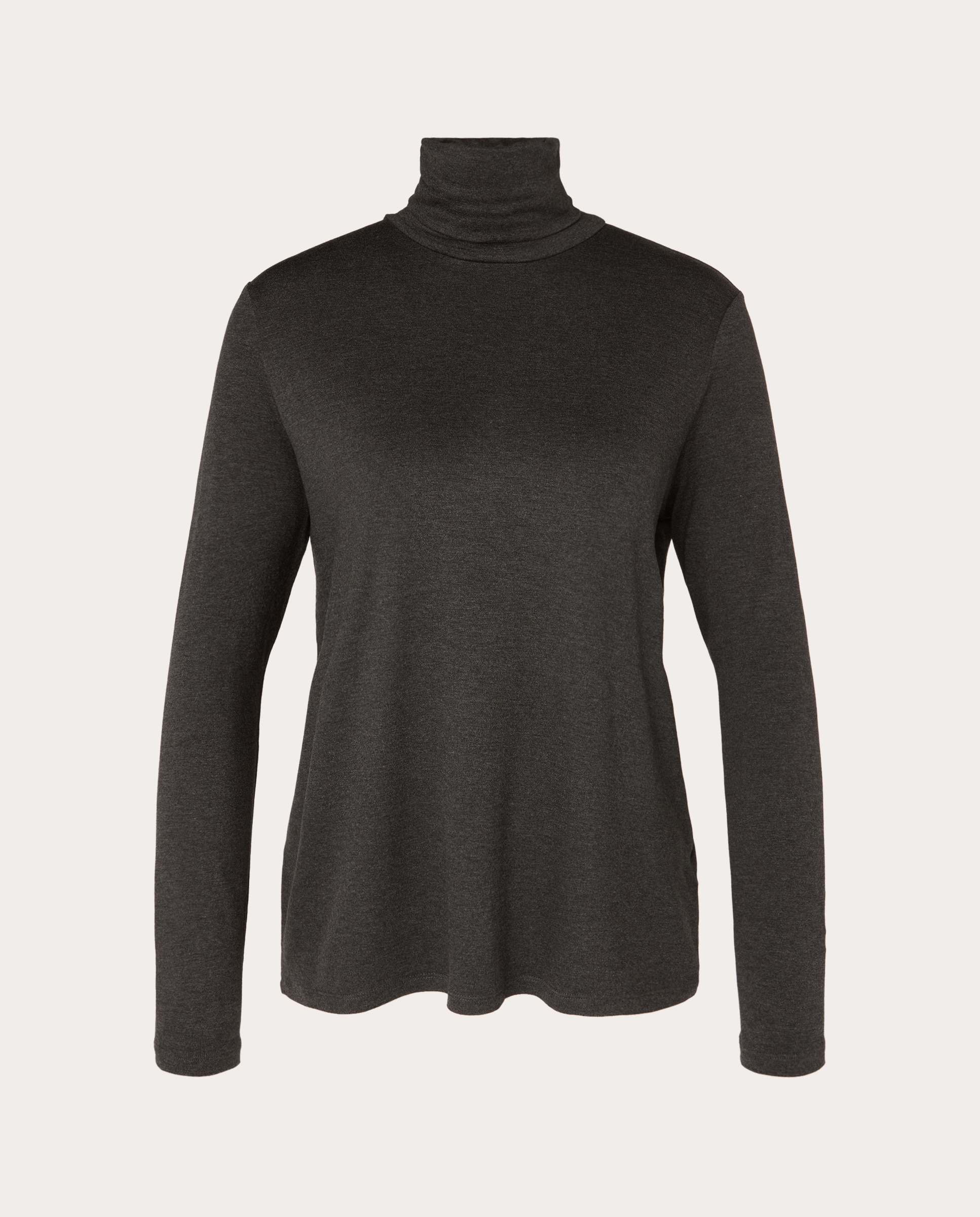 Camiseta de cuello alto - Gris oscuro Gris oscuro-1