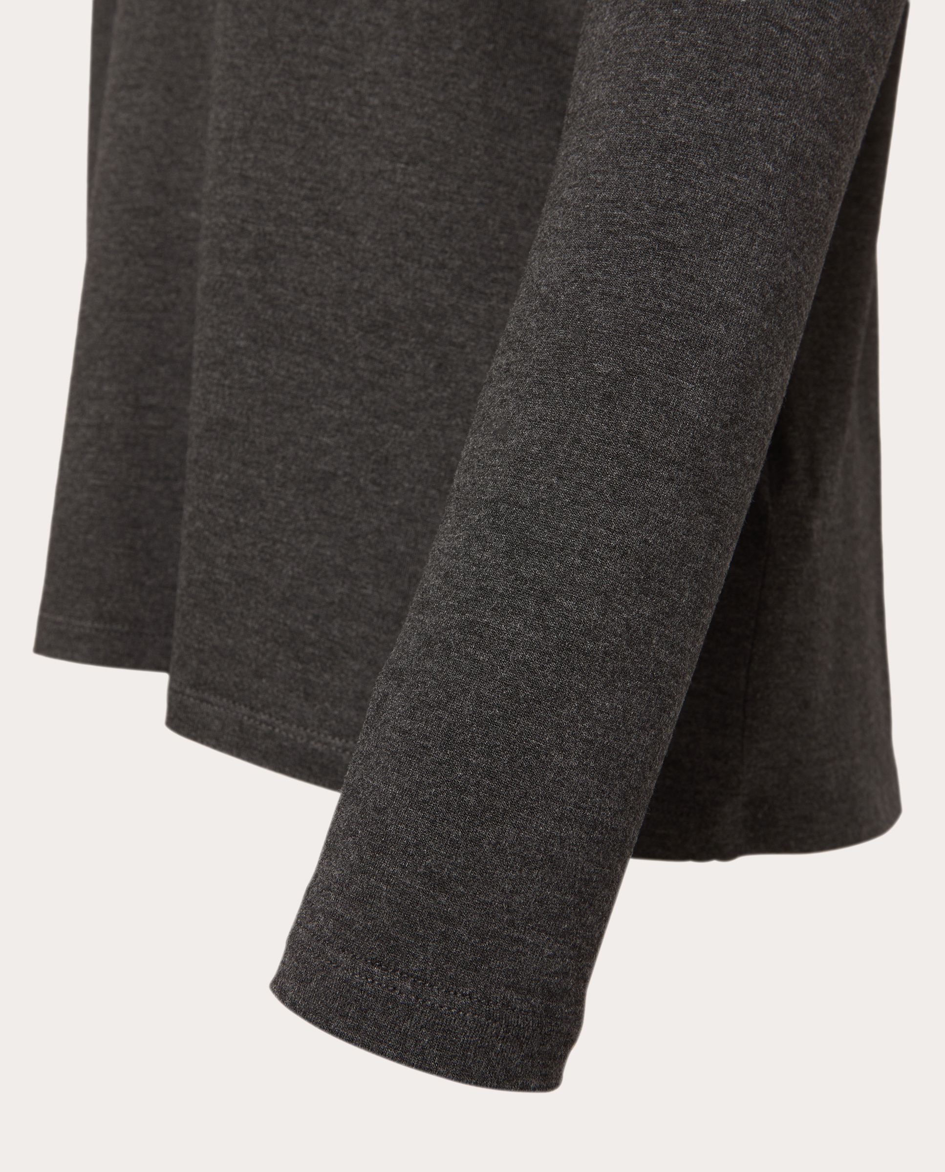 Camiseta de cuello alto - Gris oscuro Gris oscuro-4