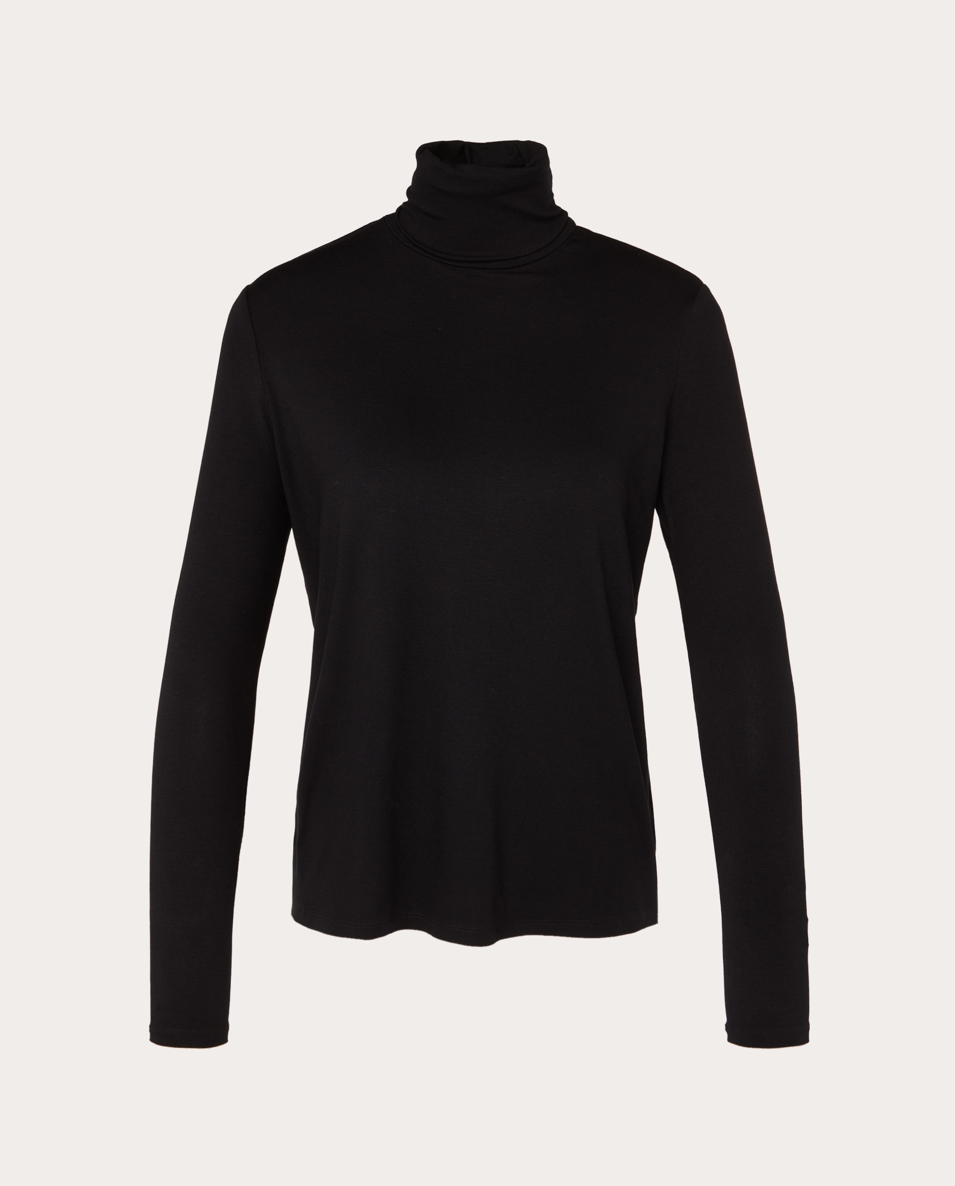Camiseta de cuello alto - Negro Negro-1