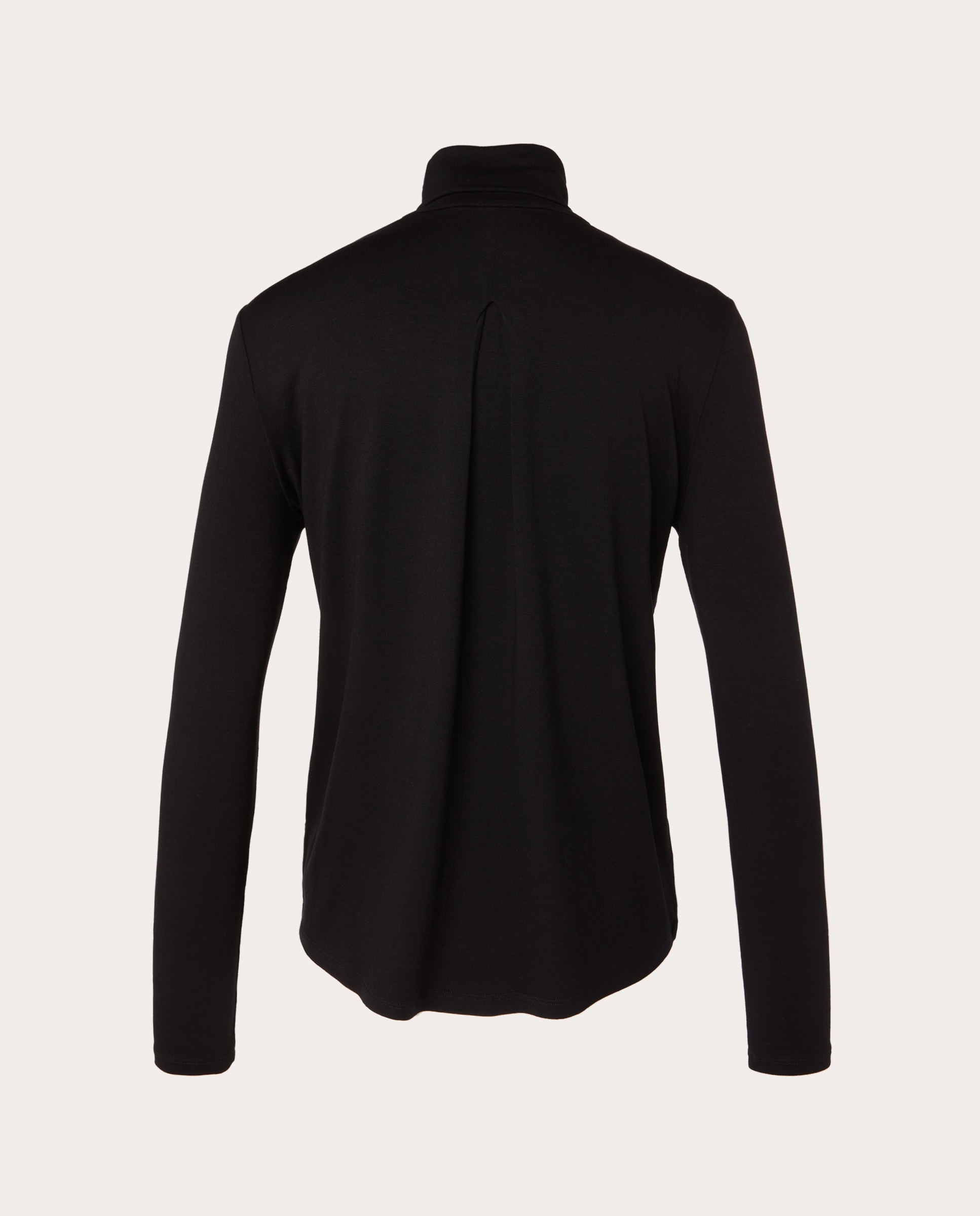 Camiseta de cuello alto - Negro Negro-2