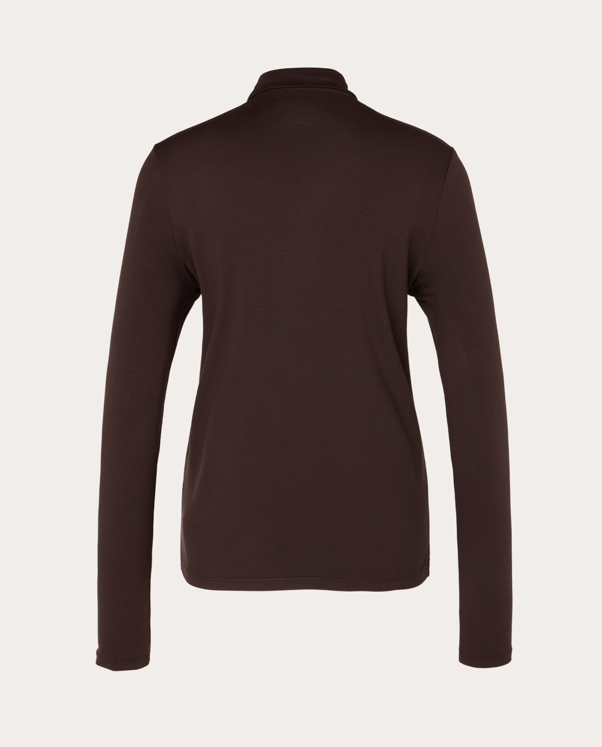 Camisa de Caxemira com Elegância Relaxed Castanho-2
