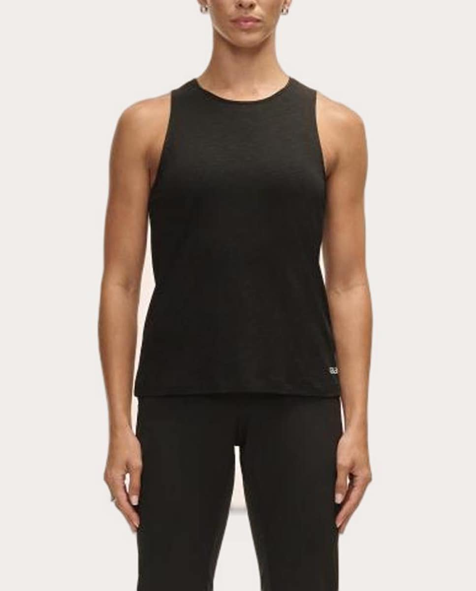 Camiseta de algodón Negro-1