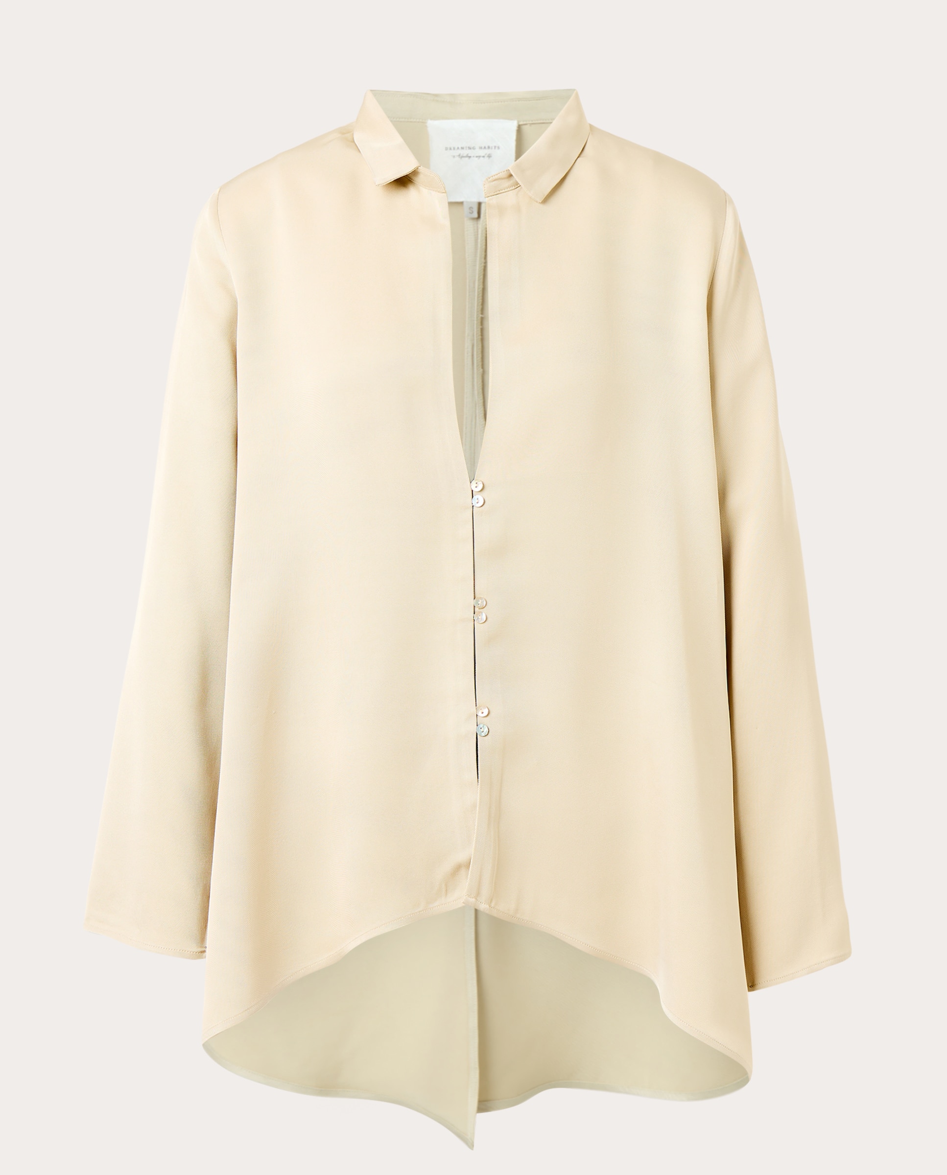 Camisa Charlotte de lino - Beige Beige-1
