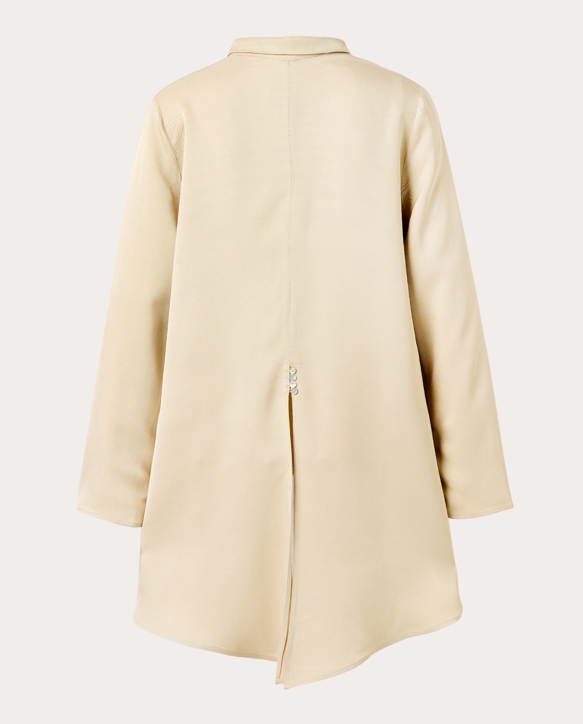 Camisa Charlotte de lino - Beige Beige-2
