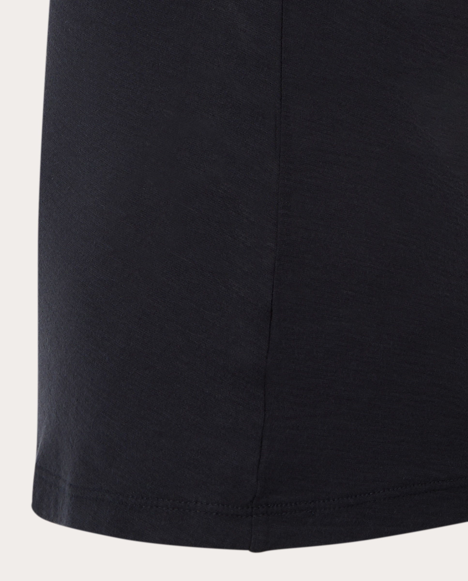 Imagen 4 de Camiseta de algodón con escote en V - Gris oscuro Gris oscuro