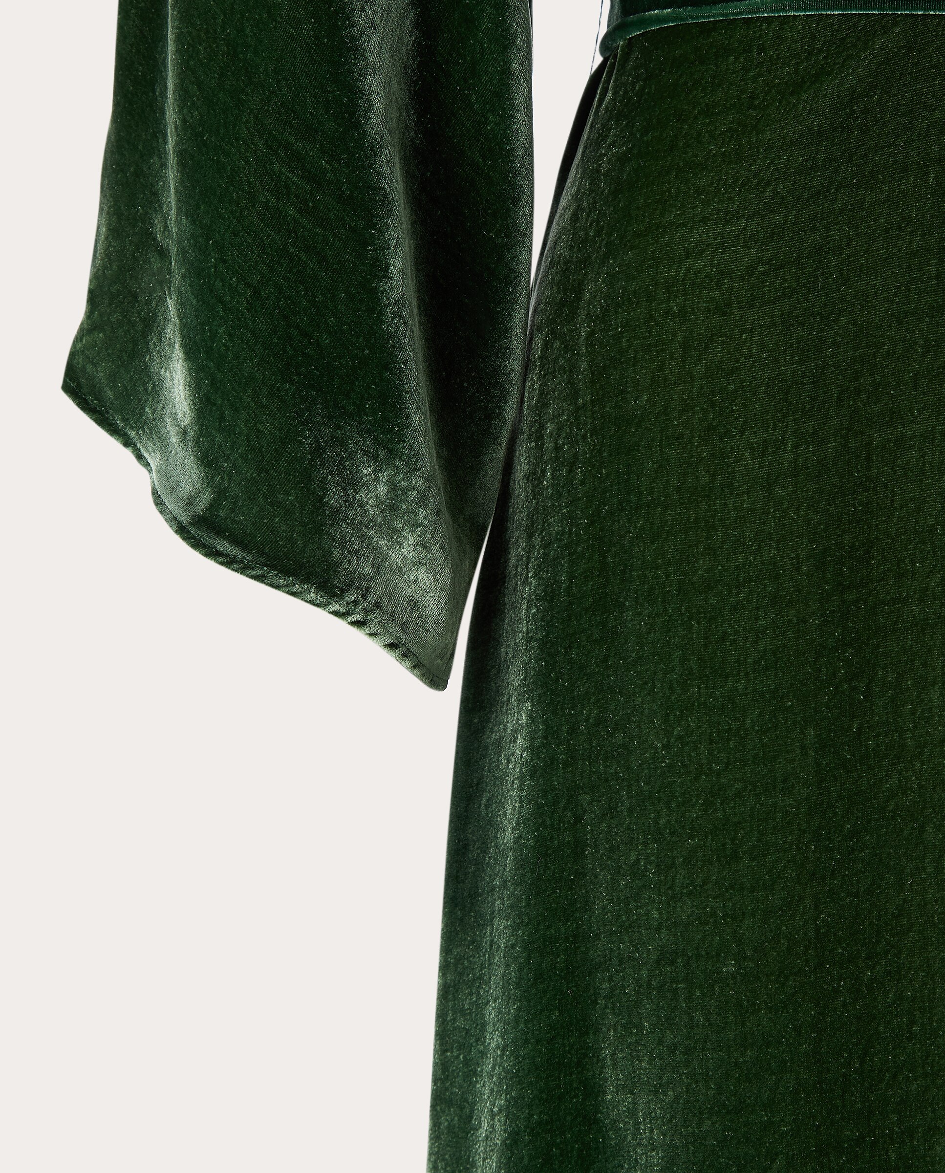 Bata Jane de terciopelo - Verde Verde-4