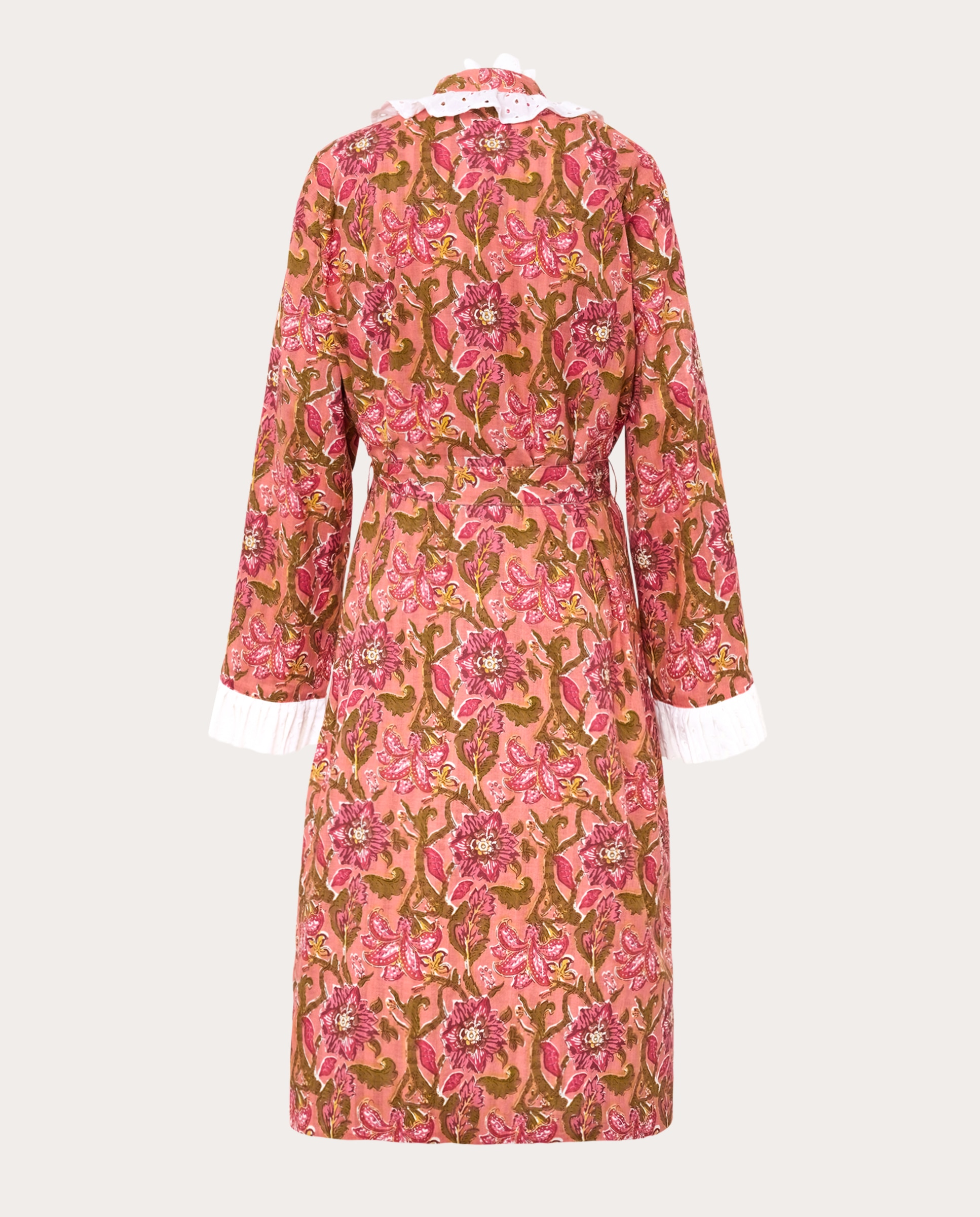 Imagen 2 de Bata reversible floral - Rosa Rosa