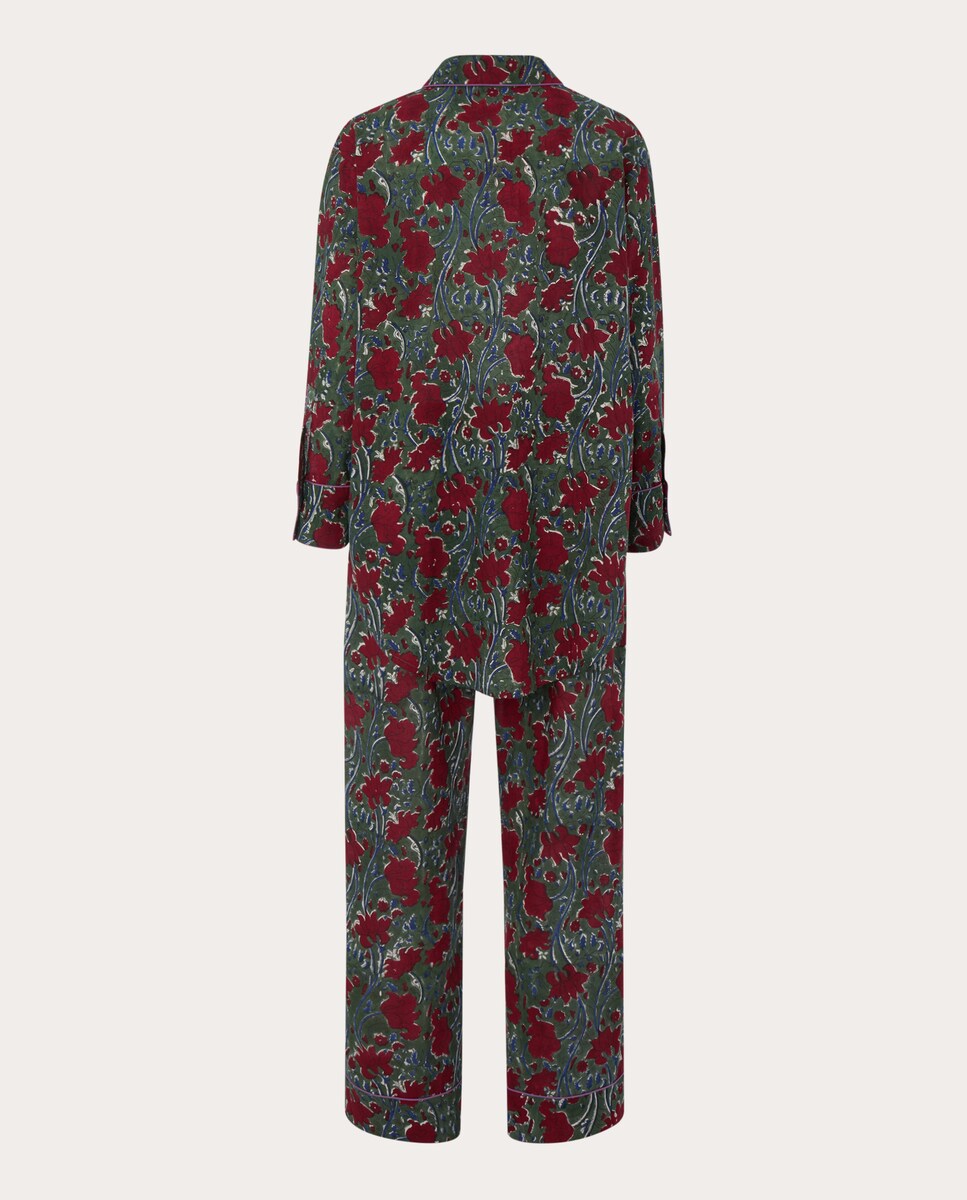 Pijama de algodón Azul oscuro-2