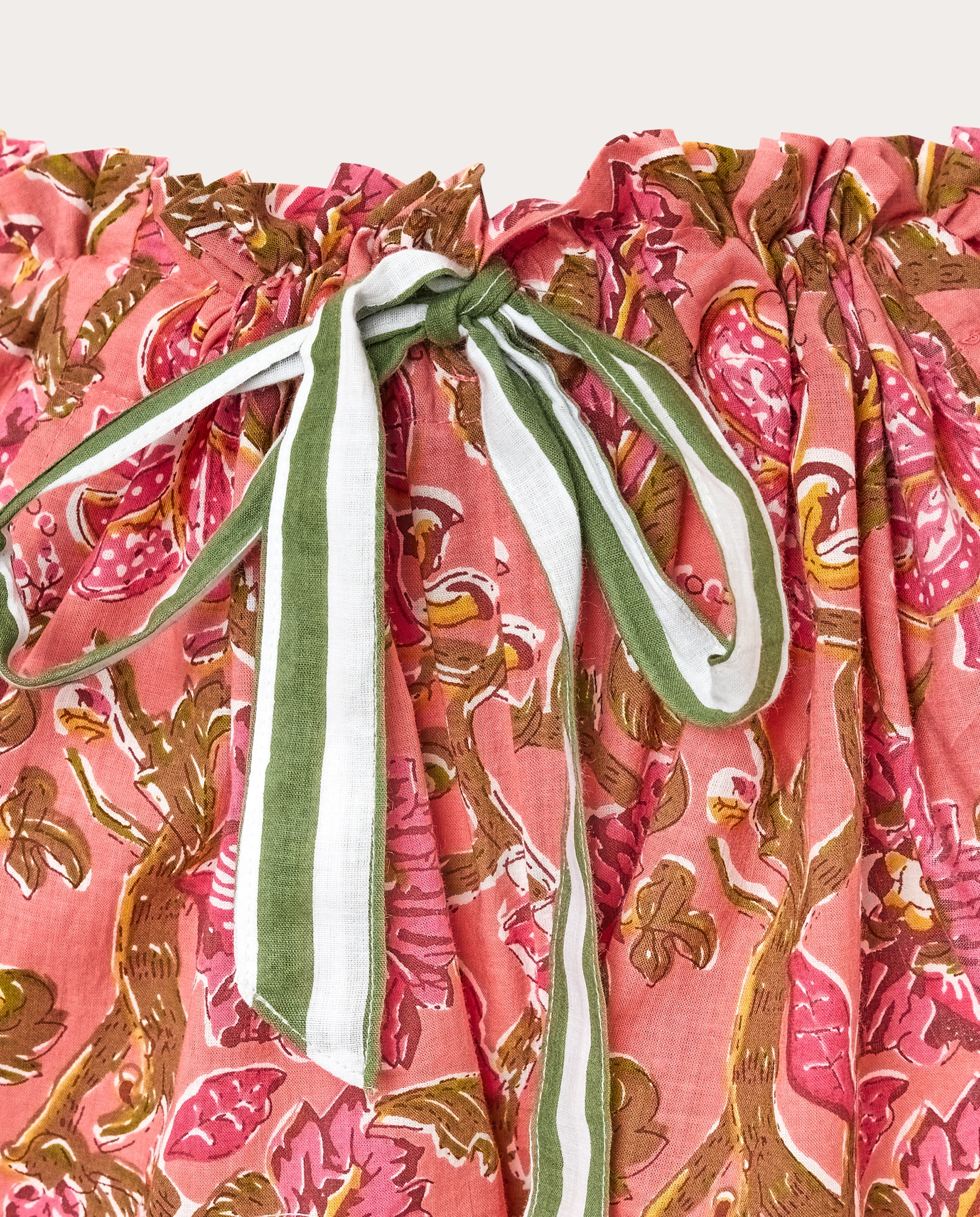 Pijama largo floral - Rosa Rosa-5