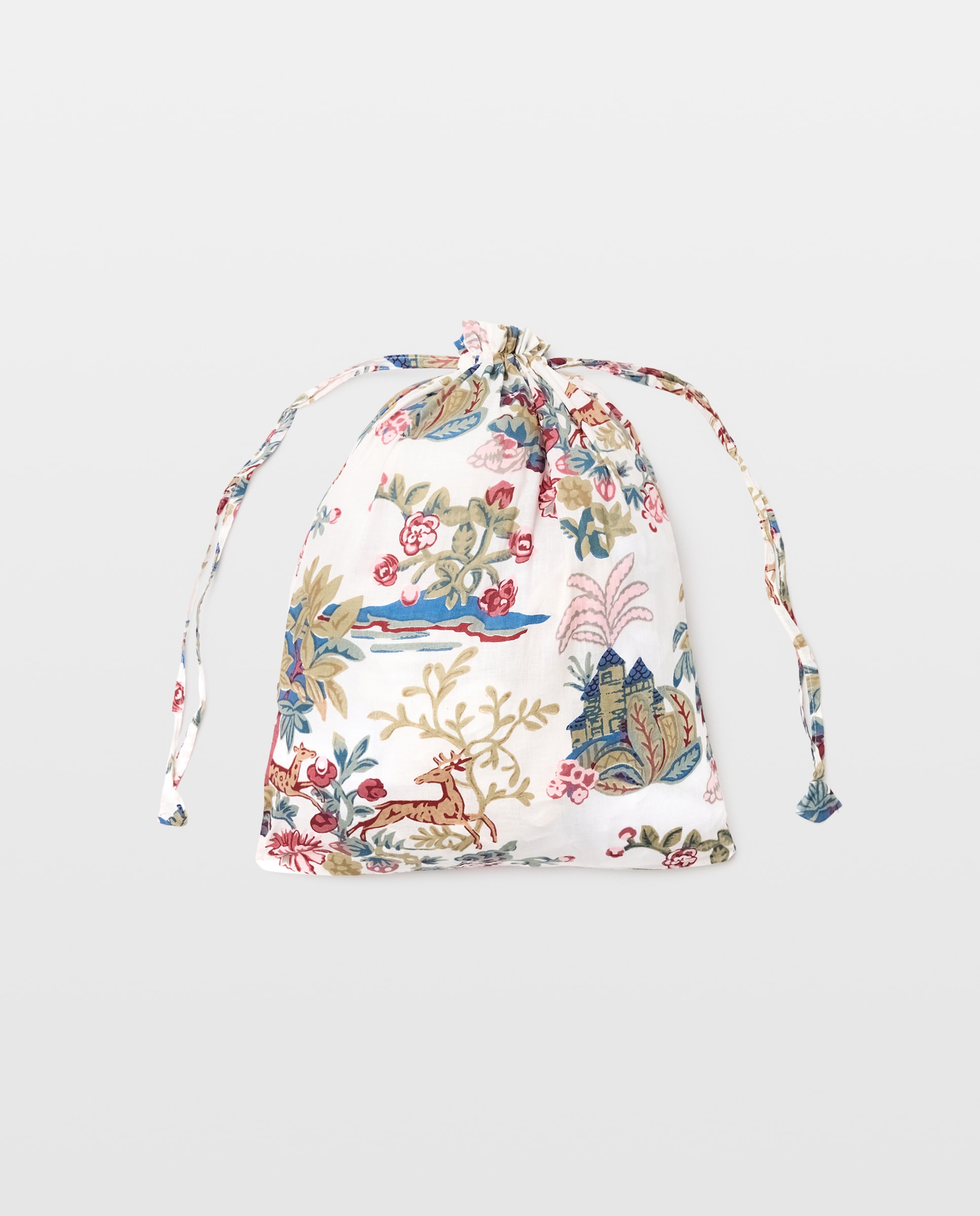 Bata reversible estampada - Blanco Blanco-6