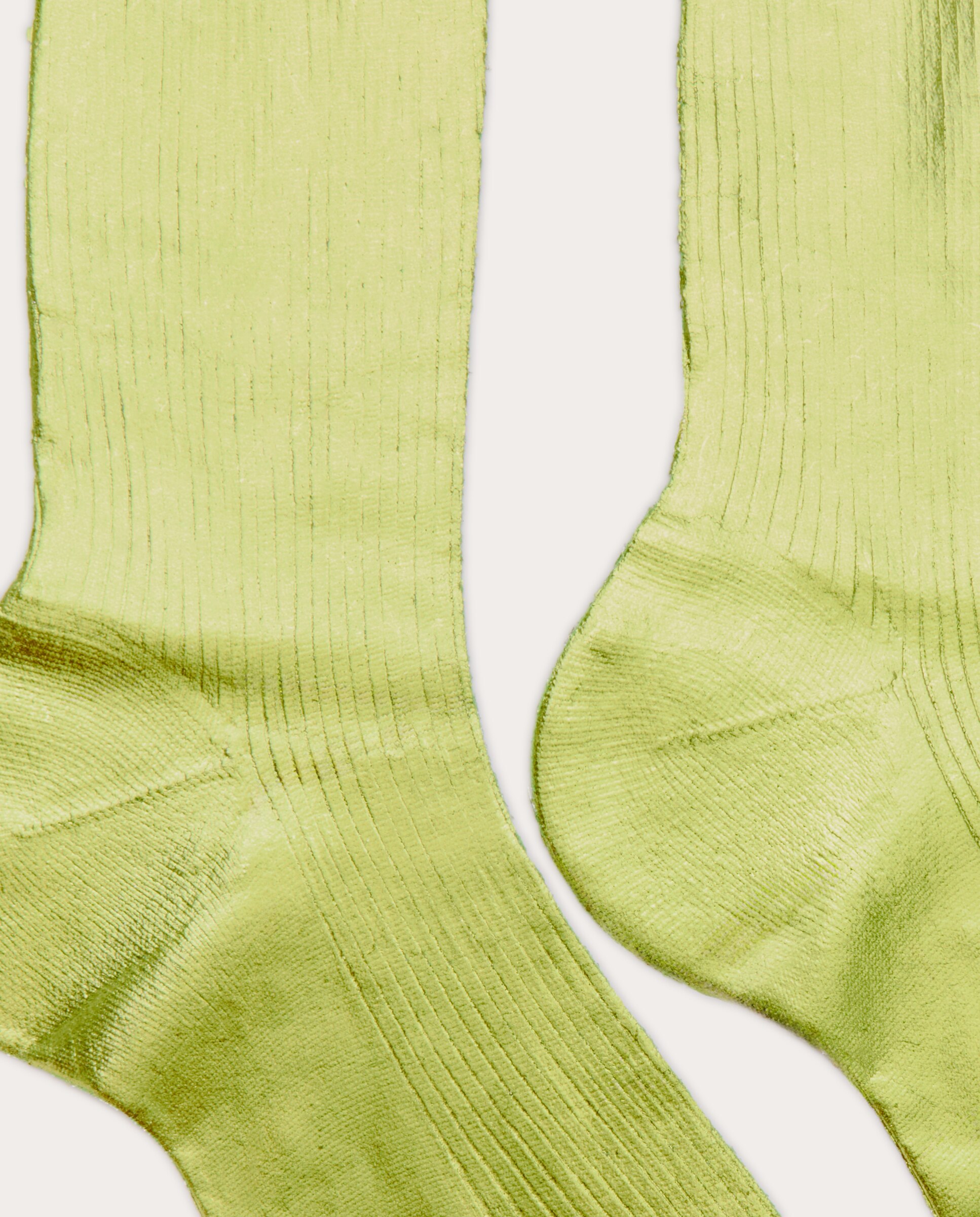 Imagen 2 de Calcetines acanalados laminados - Amarillo Amarillo
