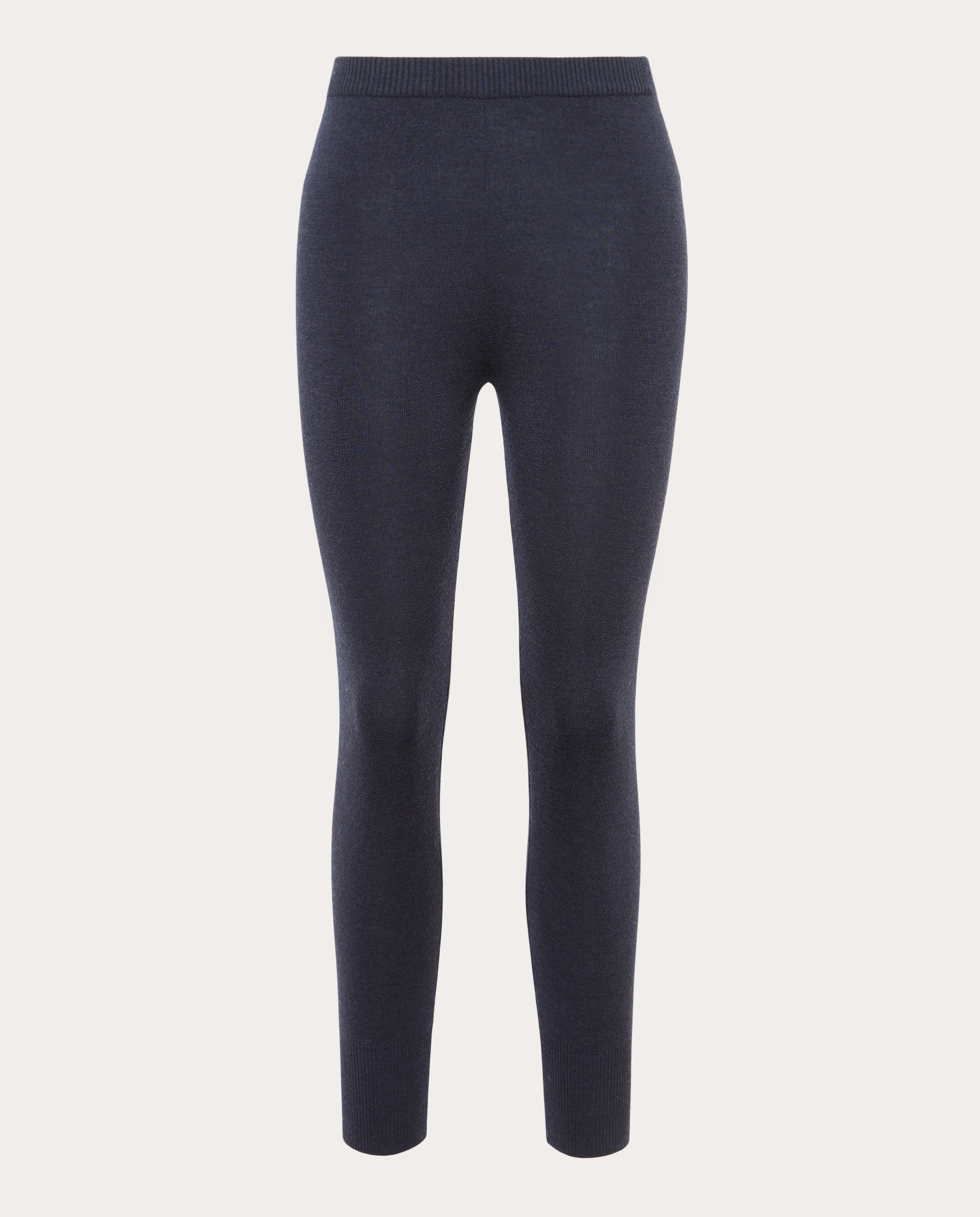 Imagen 0 de Pantalones rectos de lana Azul marino