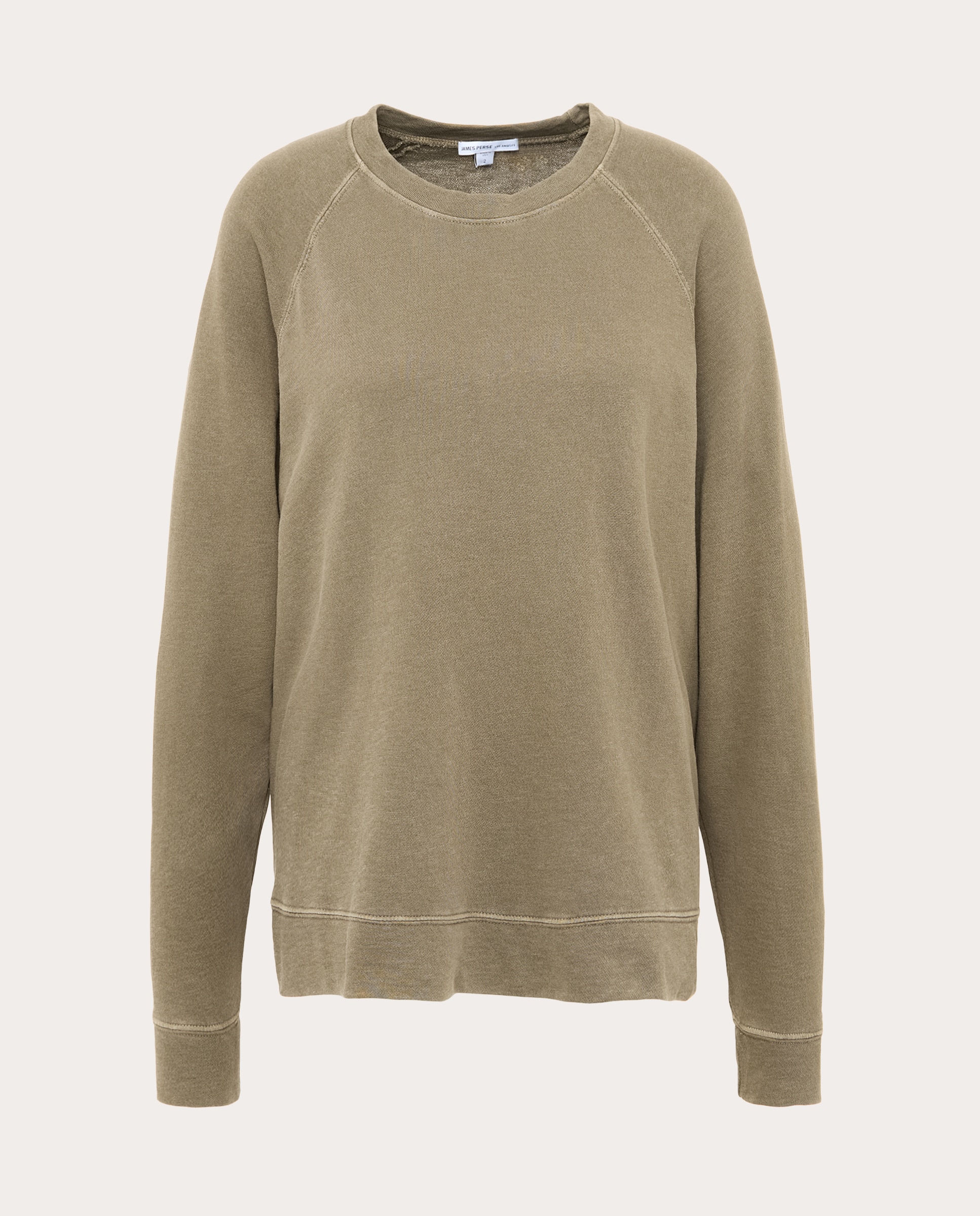 Imagen 1 de Sudadera vintage de algodón Verde militar