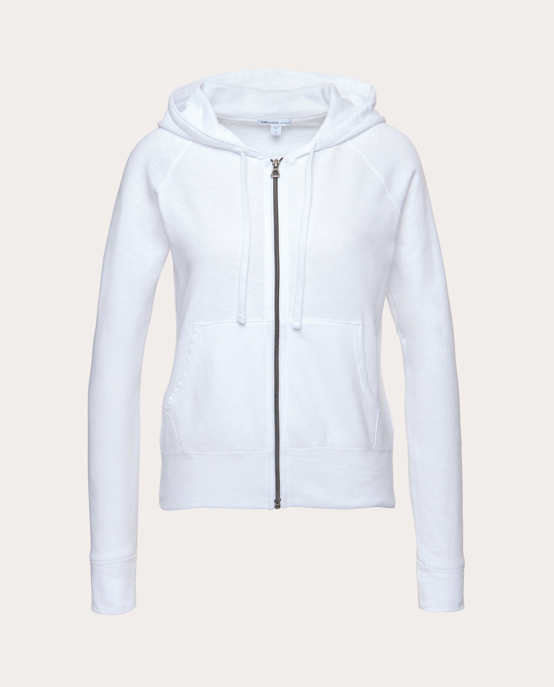 Imagen 1 de Sudadera vintage con cremallera Blanco