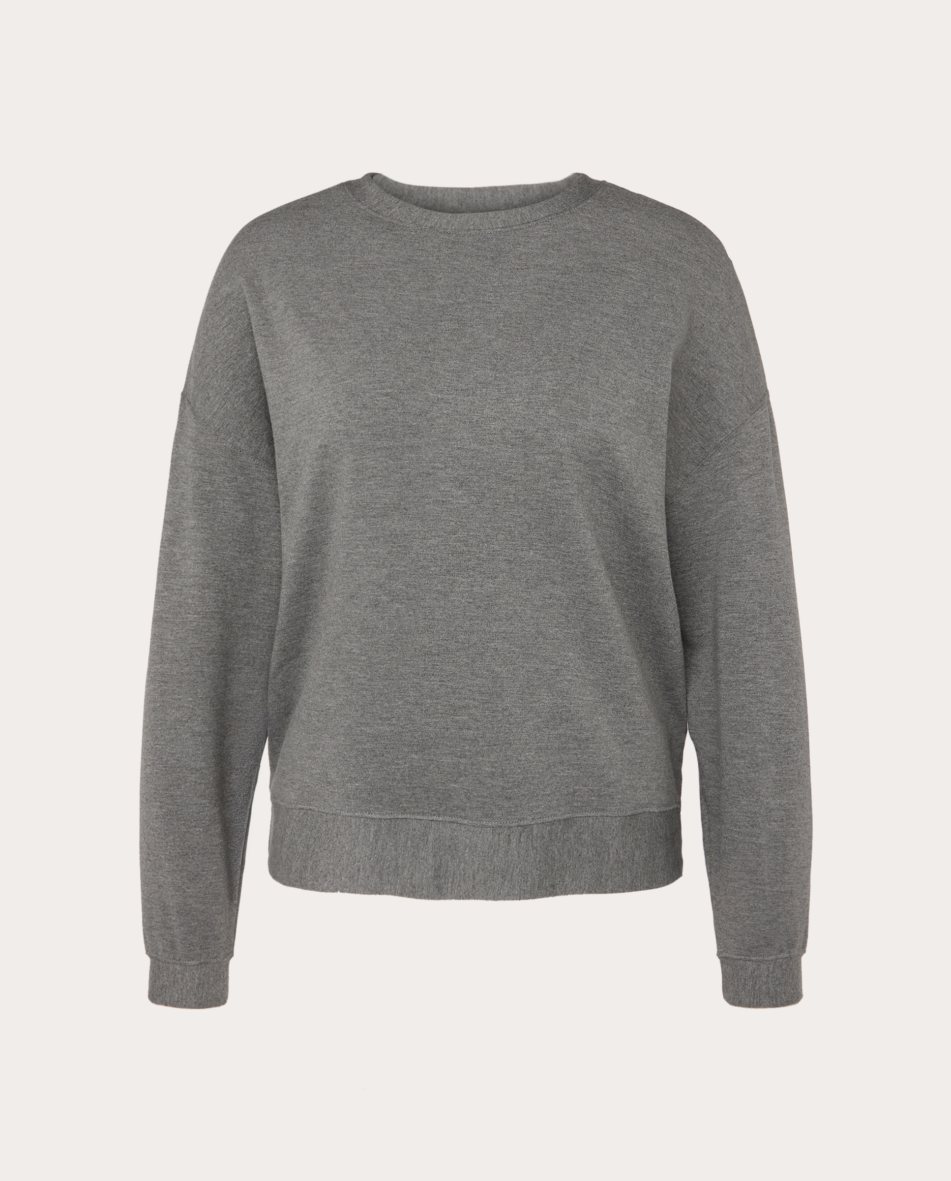 Imagen 1 de Jersey fluido de cuello redondo Gris