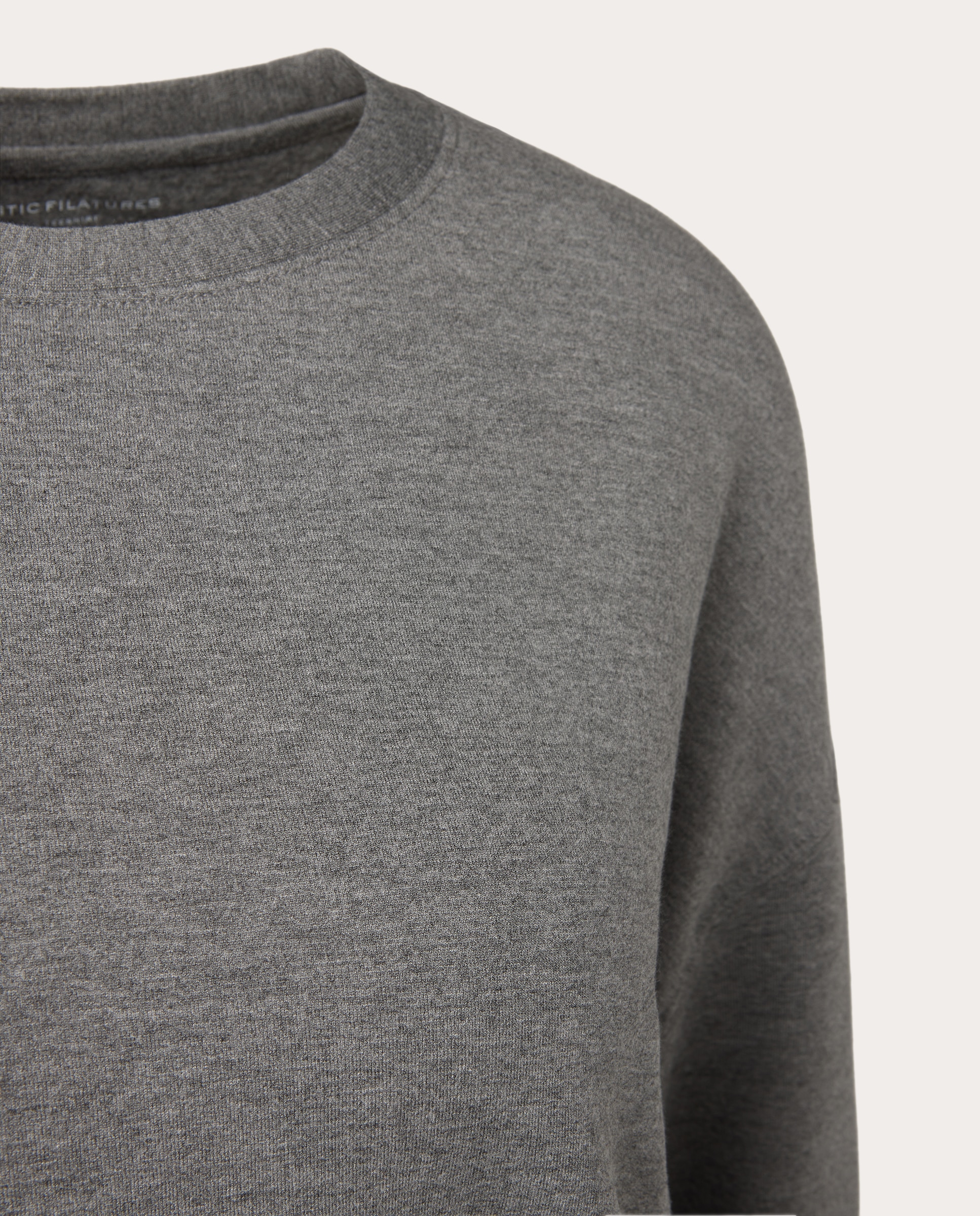 Imagen 3 de Jersey fluido de cuello redondo - Gris Gris