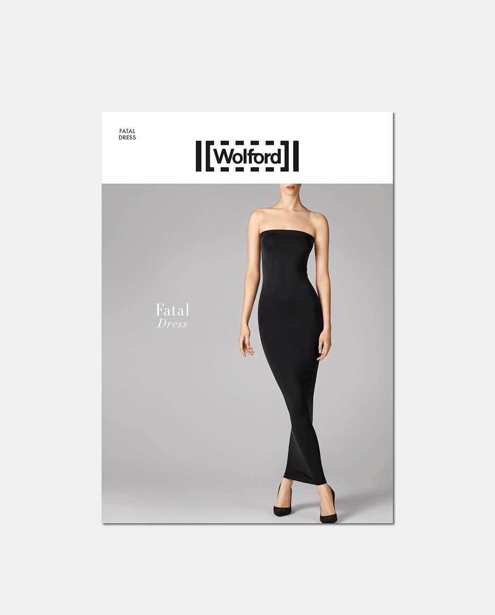 Vestido de mulher Wolford comprido cintado Preto-2