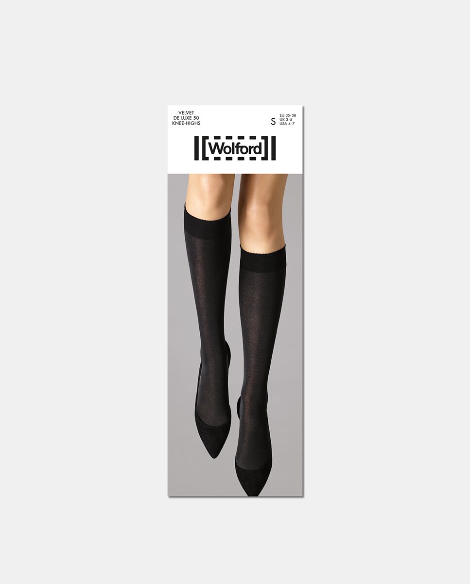Imagem 0 de Meias Wolford de 50 deniers aveludadas