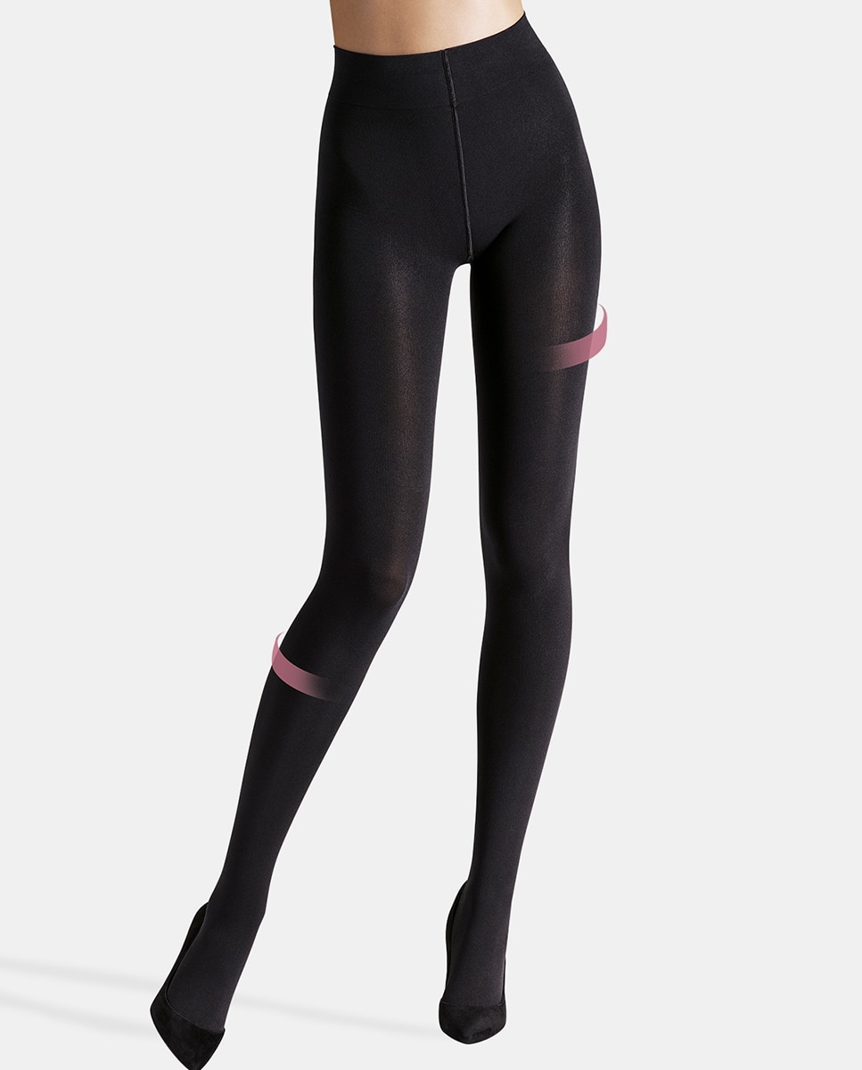 Collants confort Wolford de 100 deniers mate Preto-2