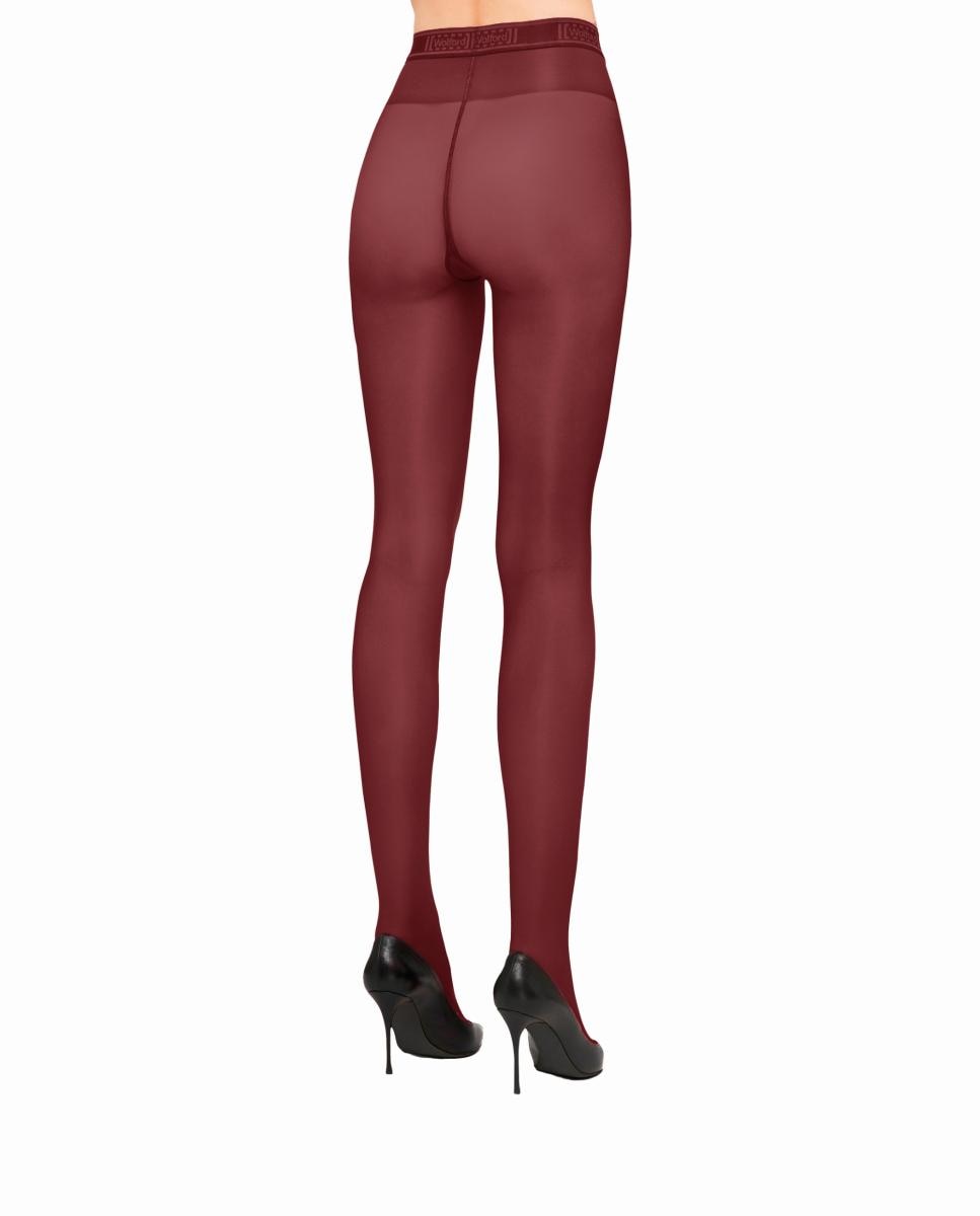 Panties 8 denier acabado brillo - Wolford - Rojo Rojo-3