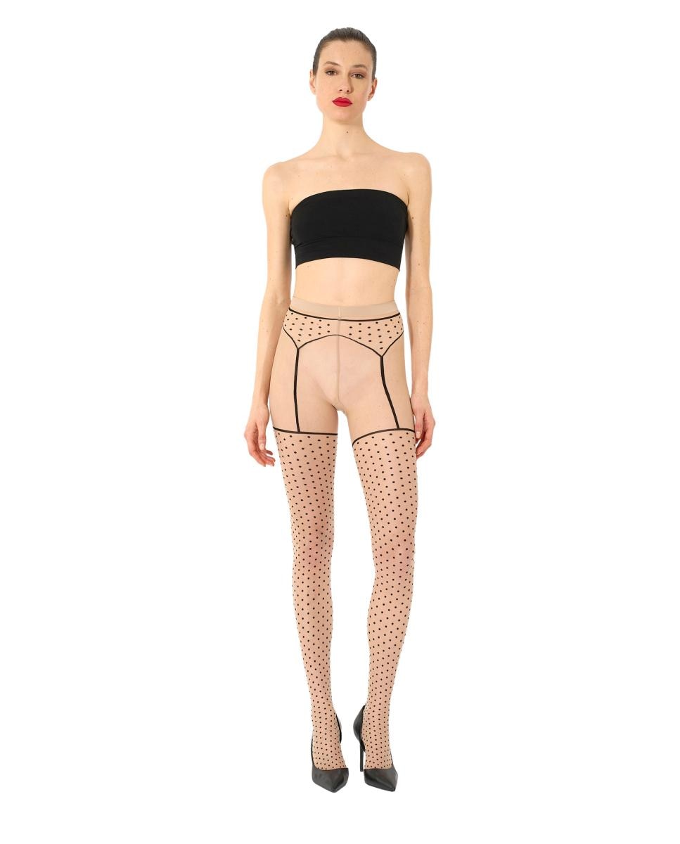 Panties efecto liguero con lunares - Wolford - Multicolor Multicolor-2