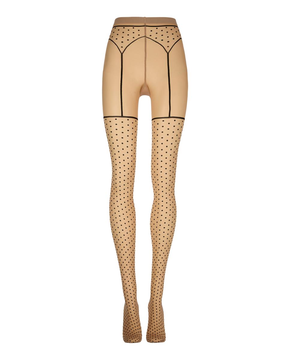 Panties efecto liguero con lunares - Wolford - Multicolor Multicolor-5