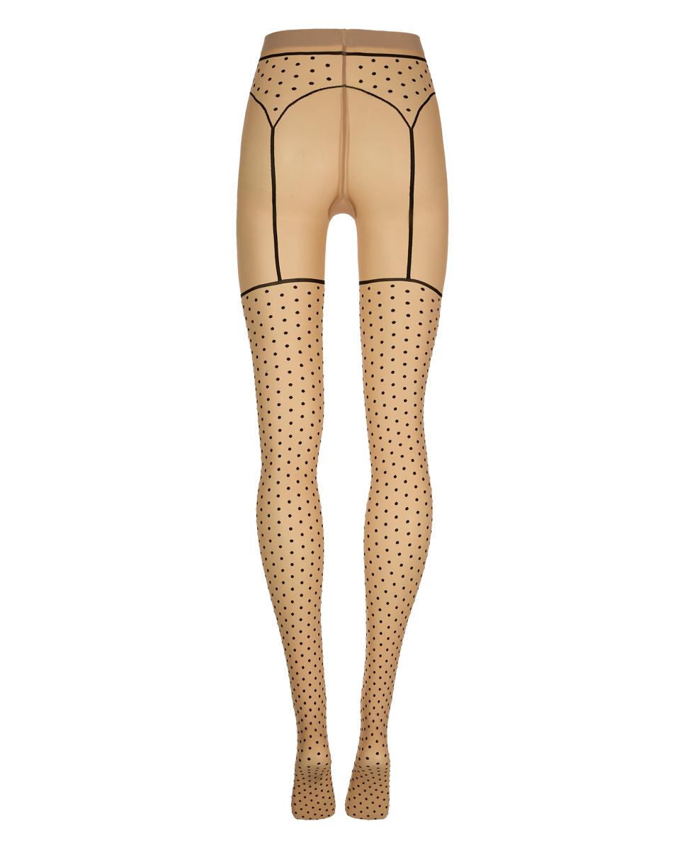 Panties efecto liguero con lunares - Wolford - Multicolor Multicolor-6