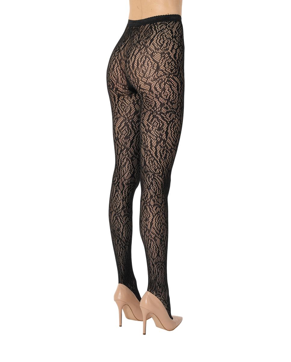Panties de encaje con flores - Wolford - Negro Negro-3
