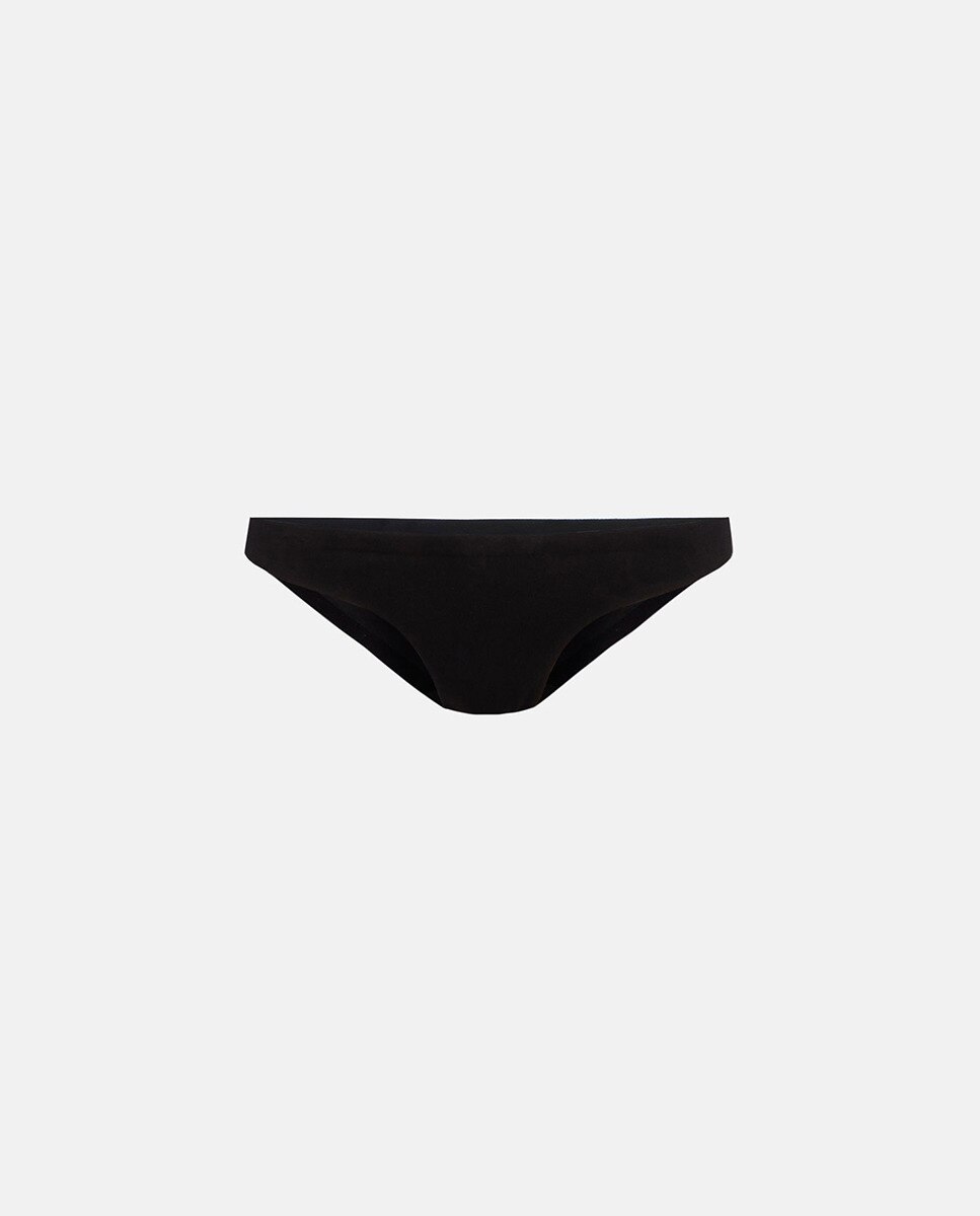 Cueca Ligeiramente Brilhante e com Efeito de Segunda Pele Preto-4