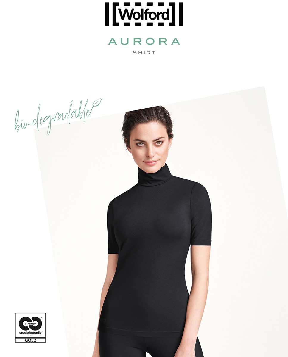 T-shirt Aurora Biodegradável Preto-2