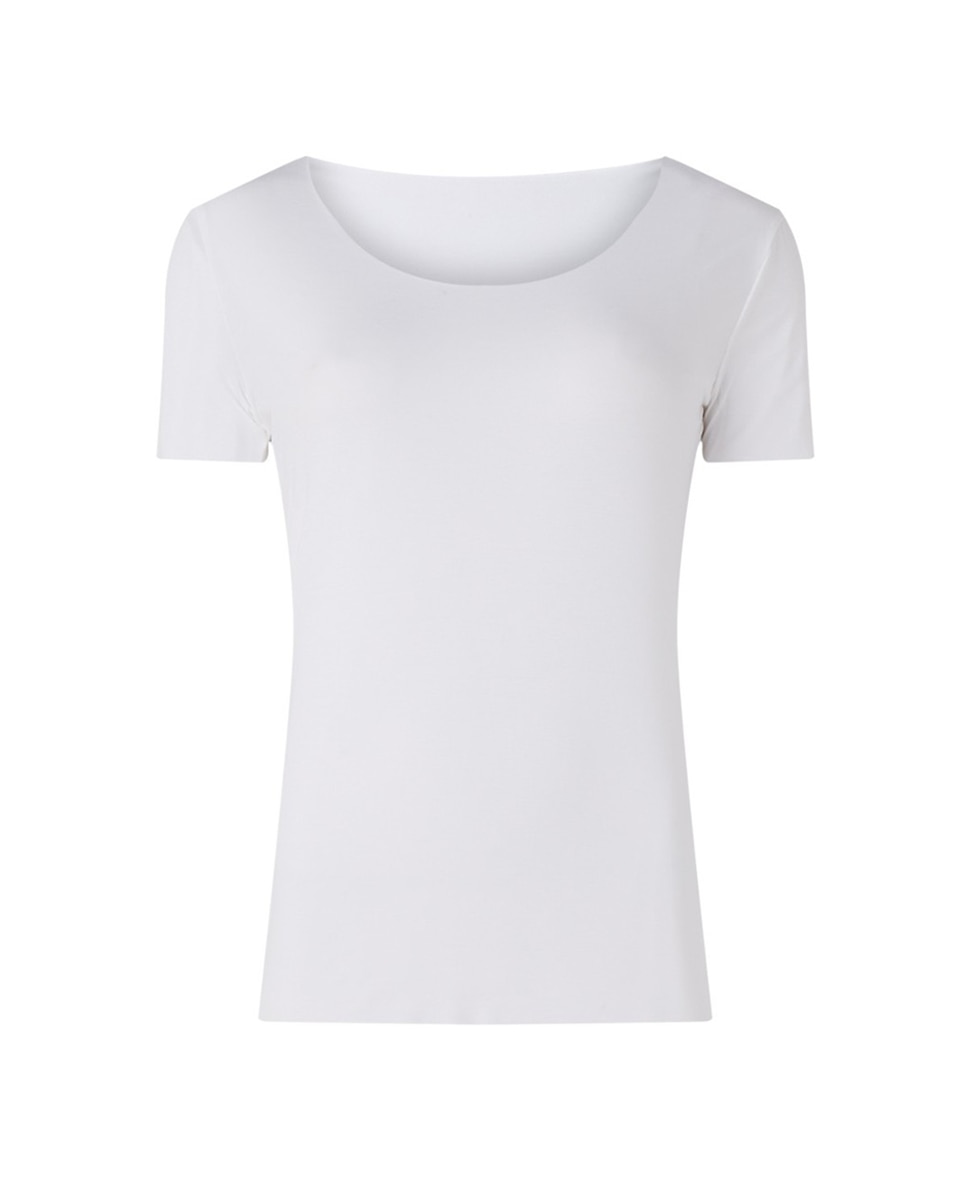 T-shirt Aurora Biodegradável com Efeito Mate Branco-1