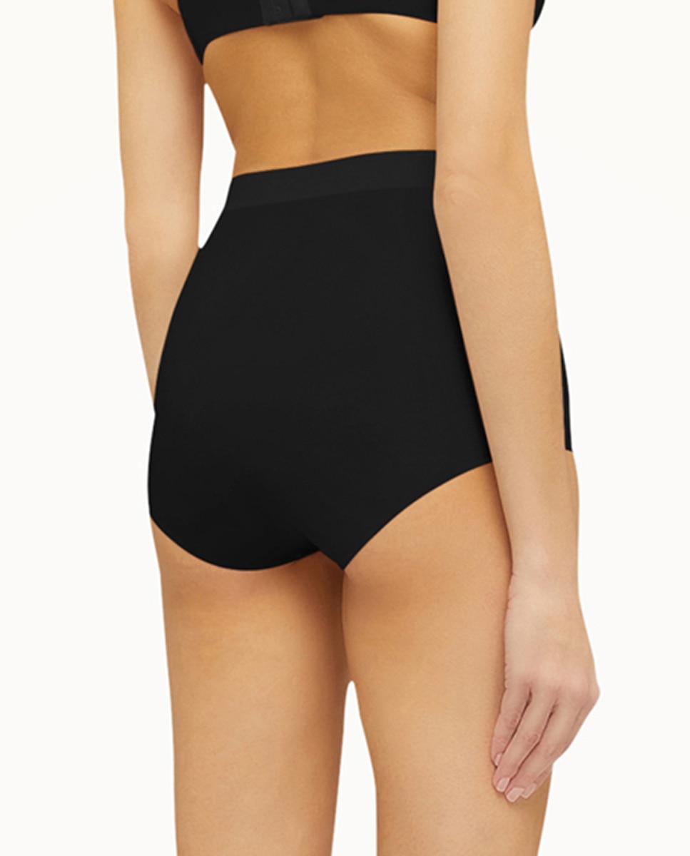 Cueca Adelgaçante 3W de Cintura Subida Preto-2