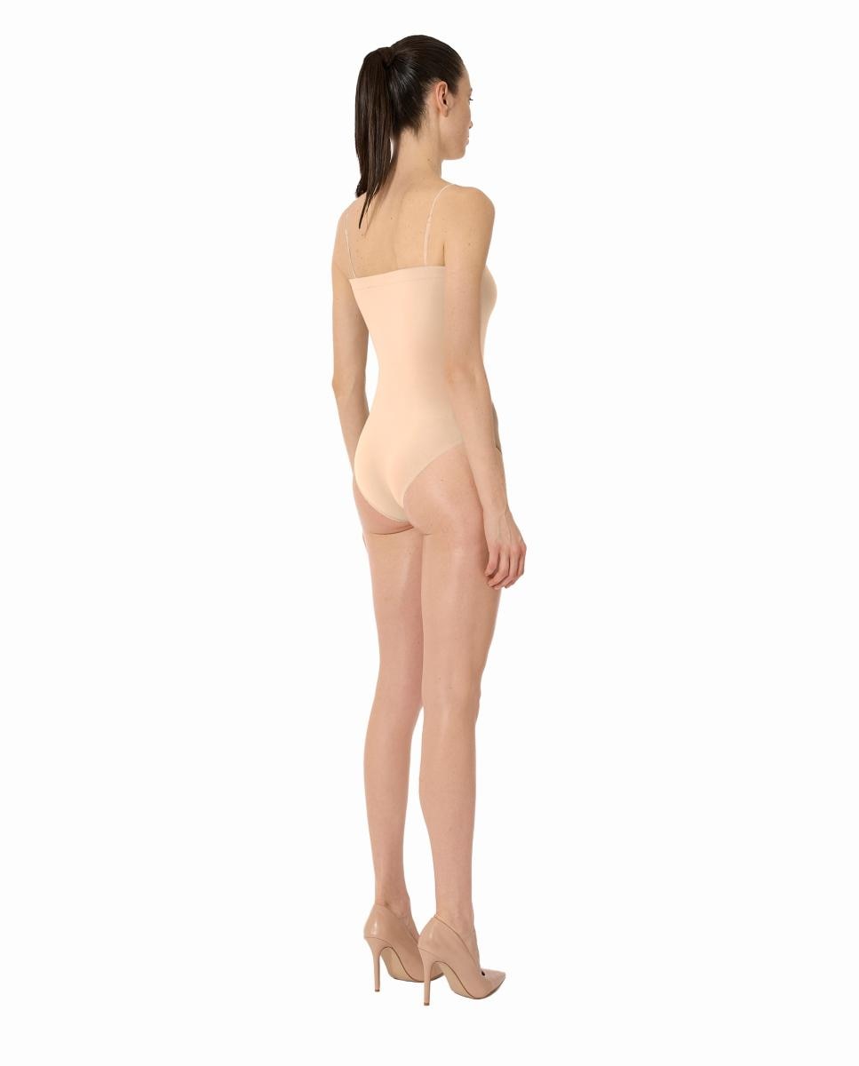 Body Liso com Alças Desmontáveis Rosa-3