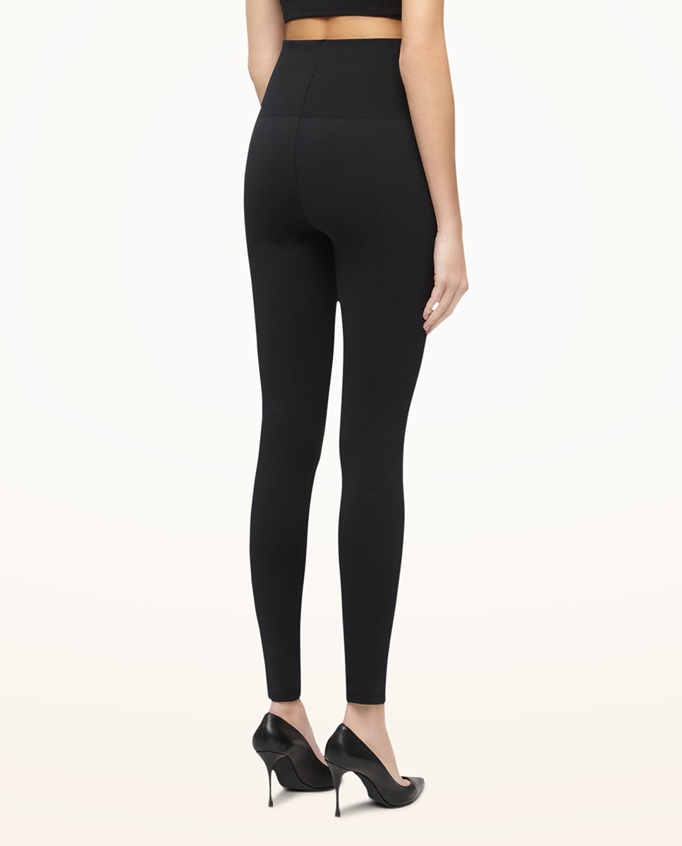 Leggings de Compressão com Ajuste em 3D Preto-2