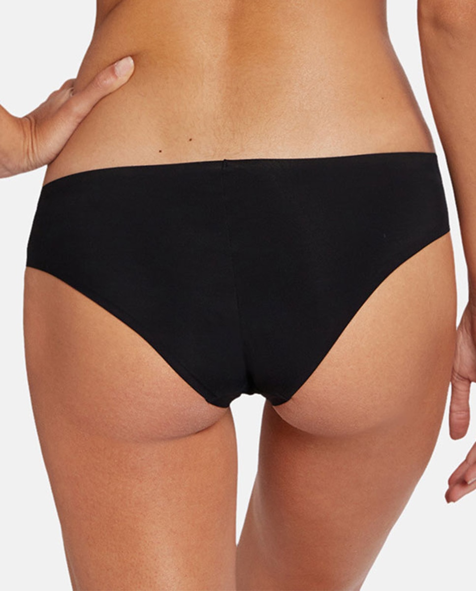 Cueca Tipo Brasileira Invisível Preto-3