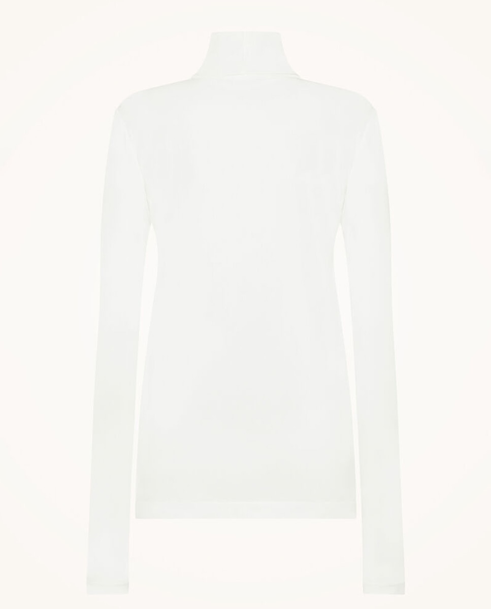 Camisola de Malha Biodegradável com Manga Comprida Branco-2