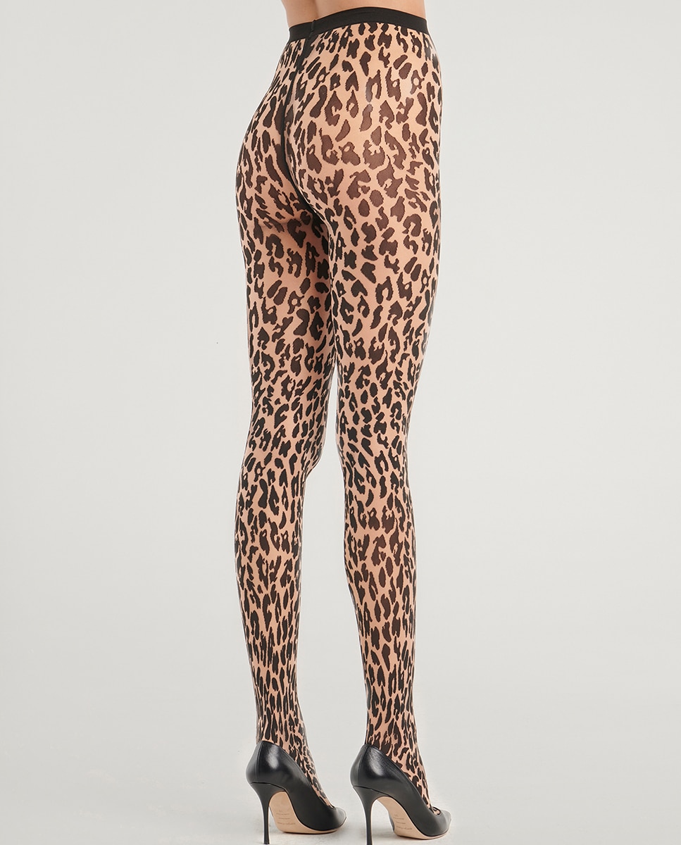Collants com Animal Print 20 Deniers Multicolor-2