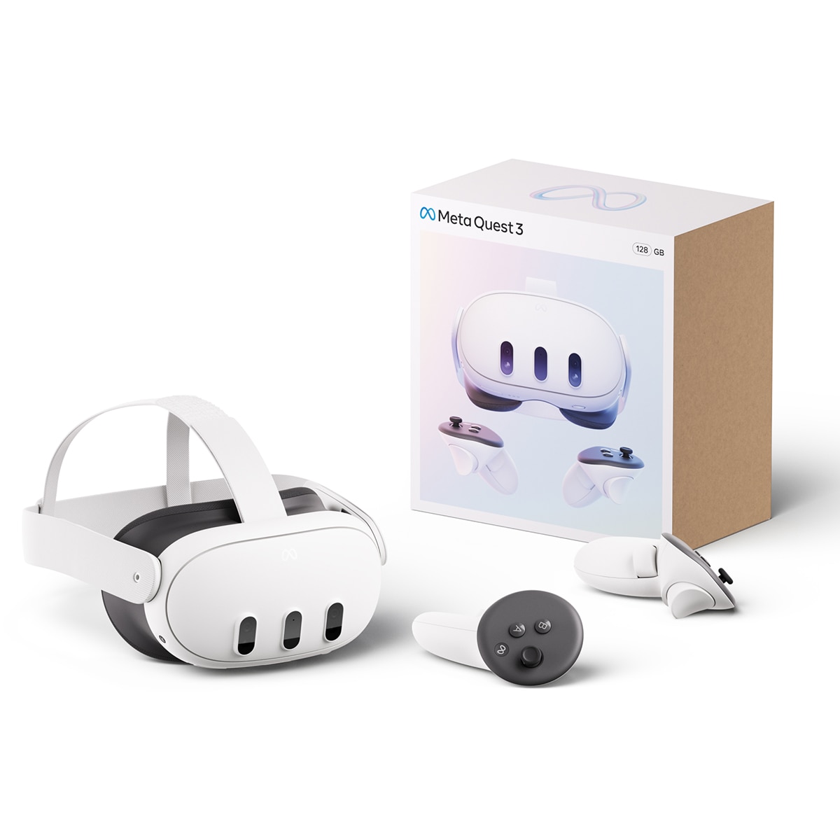 Gafas de realidad mixta Meta Quest 3 (realidad virtual incluida), 128 GB Blanco-13