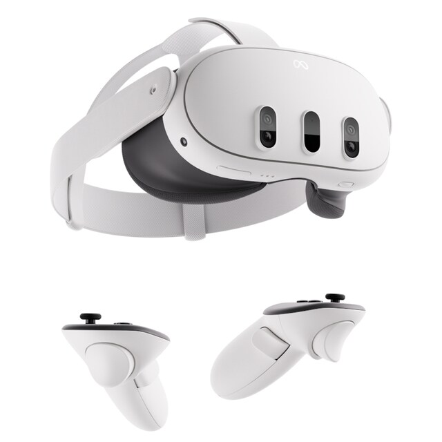 Gafas de realidad mixta Meta Quest 3 (realidad virtual incluida), 512 GB