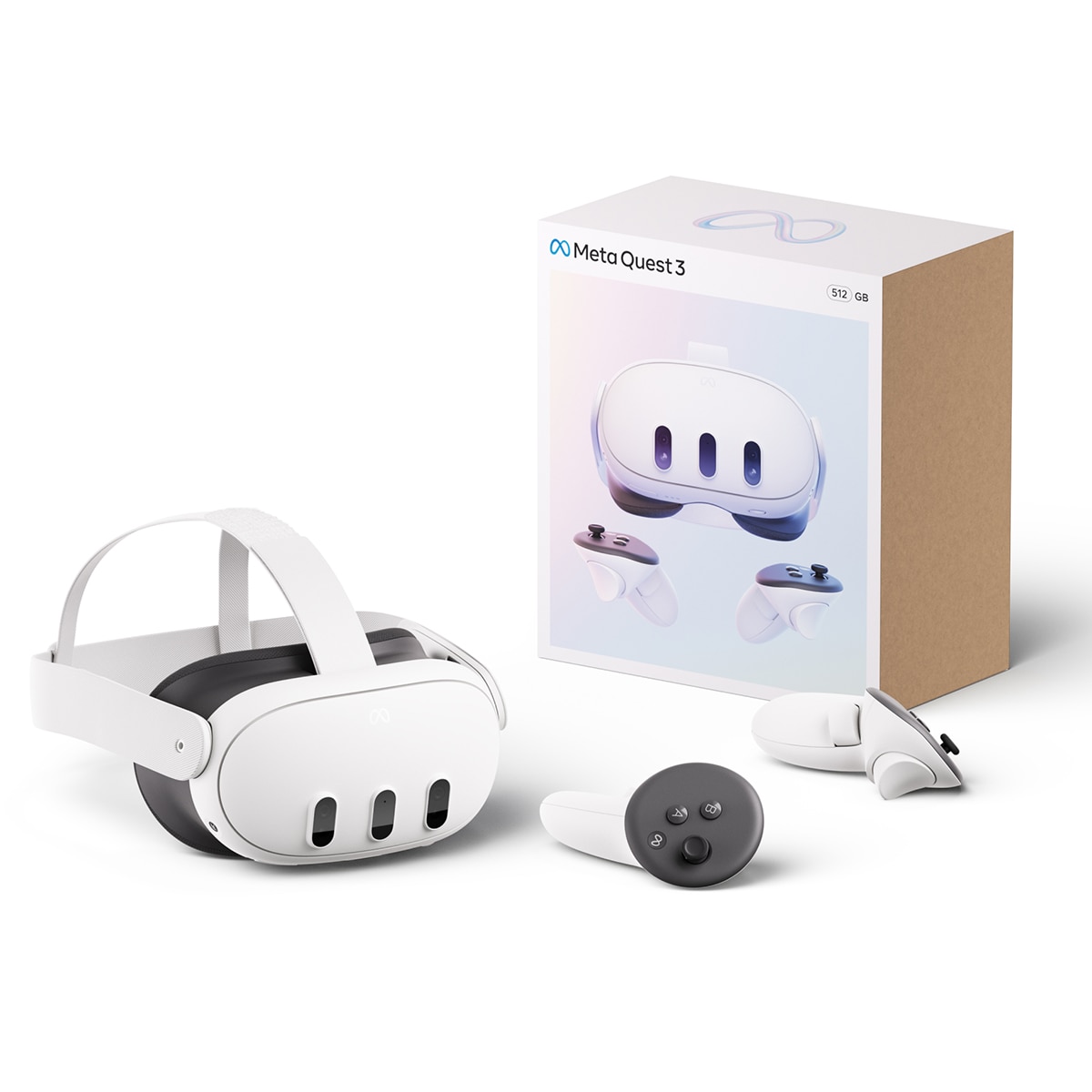 Gafas de realidad mixta Meta Quest 3 (realidad virtual incluida), 512 GB Blanco-13