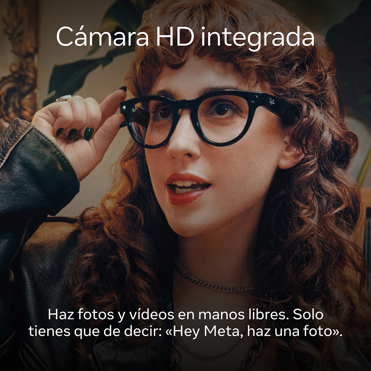 Gafa de sol inteligente Ray-Ban Meta  Headliner negro brillante, Polarizadas, Ajuste de puente alto Negro-6
