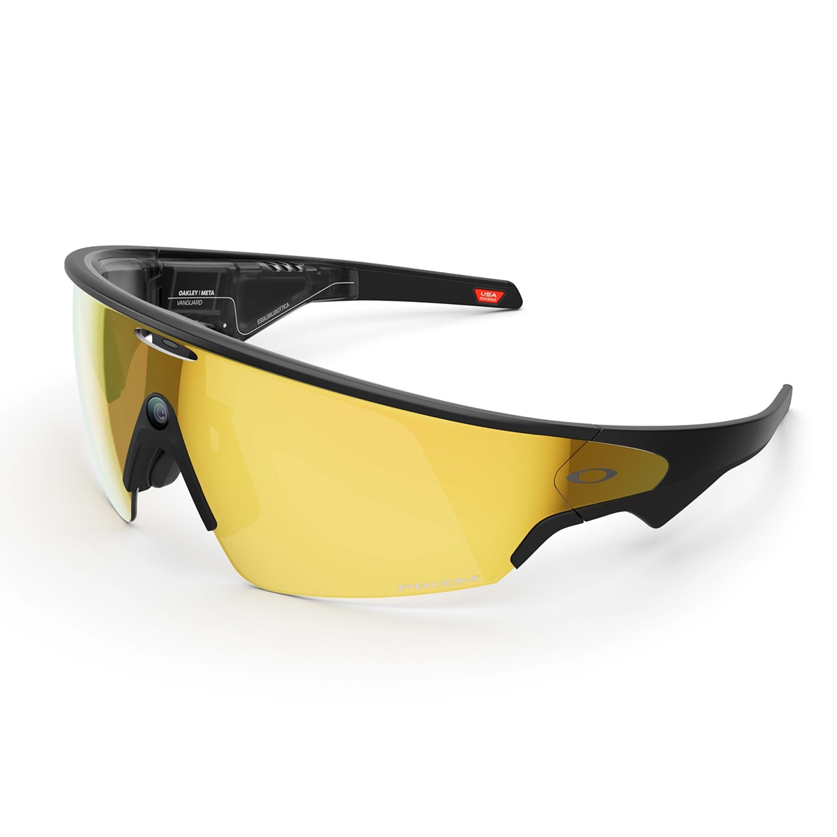 Imagen 0 de Gafas con IA Oakley Meta Vanguard con Meta AI y compatibilidad de audio, foto y vídeo, Negro Prizm 24K