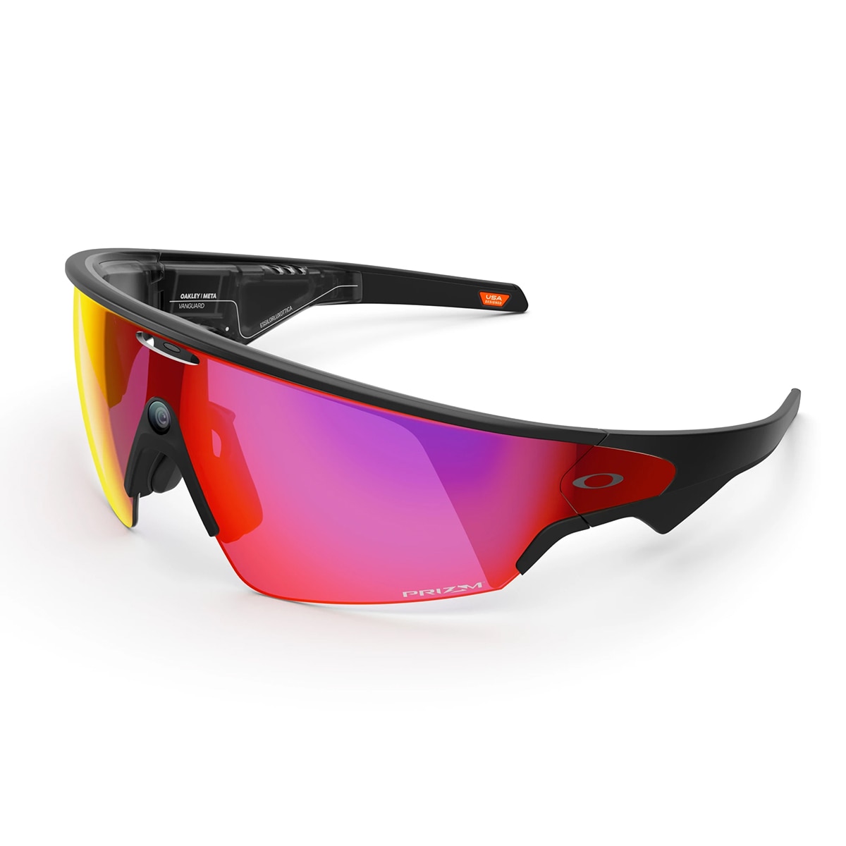 Imagen 0 de Gafas con IA Oakley Meta Vanguard con Meta AI y compatibilidad de audio, foto y vídeo, negro, Prizm Road