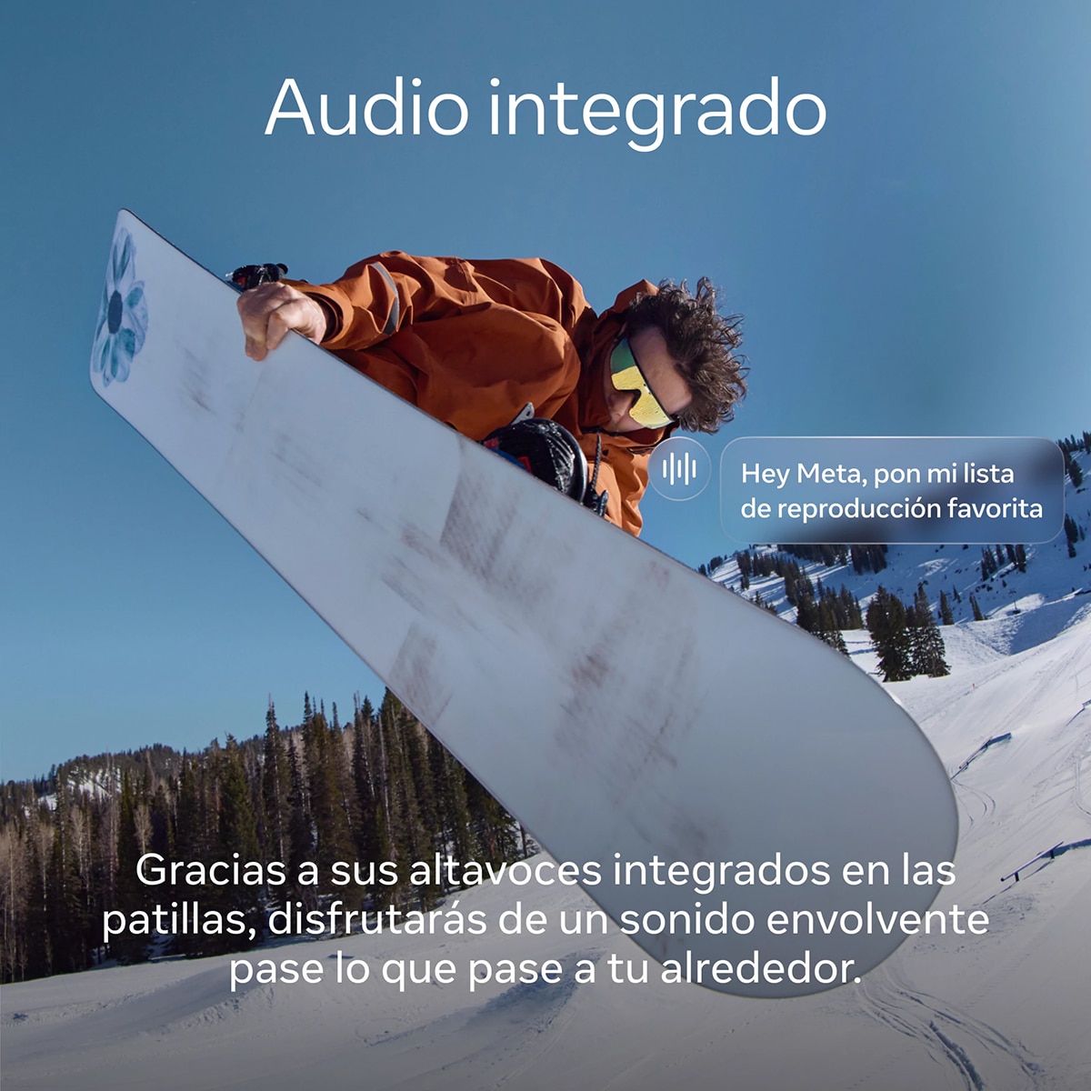 Gafas con IA Oakley Meta Vanguard con Meta AI y compatibilidad de audio, foto y vídeo, negro, Prizm Road 6
