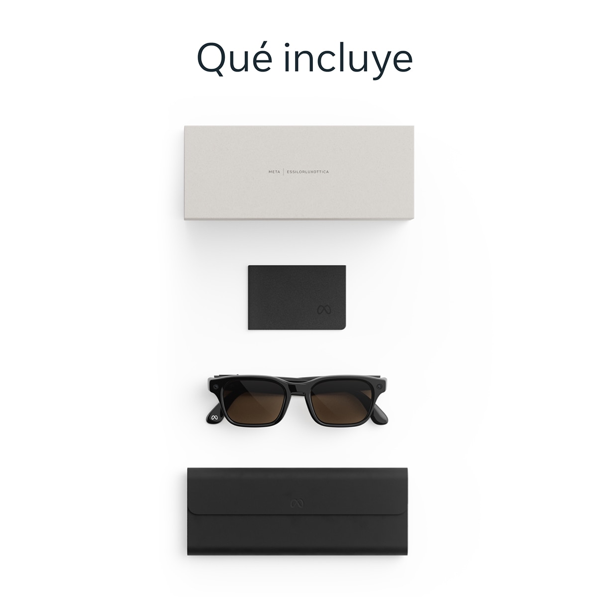 Gafas con IA Meta Adventurer, Negro clásico, Lentes en marrón 12