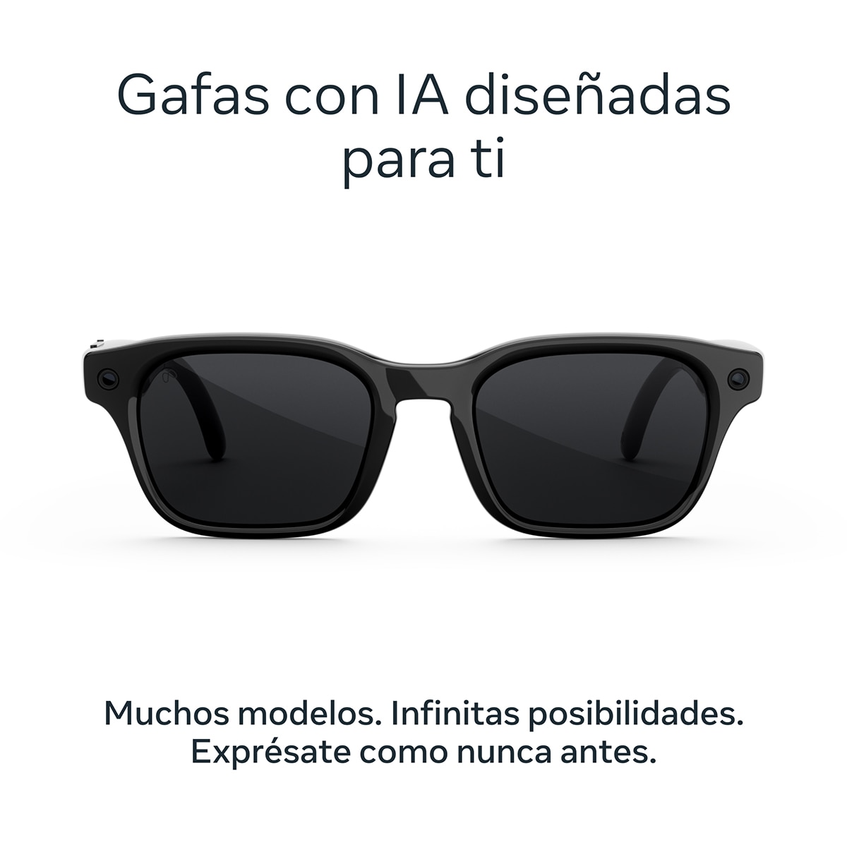 Gafas con IA Meta Adventurer, Negro clásico, Lentes en gris polarizado 3